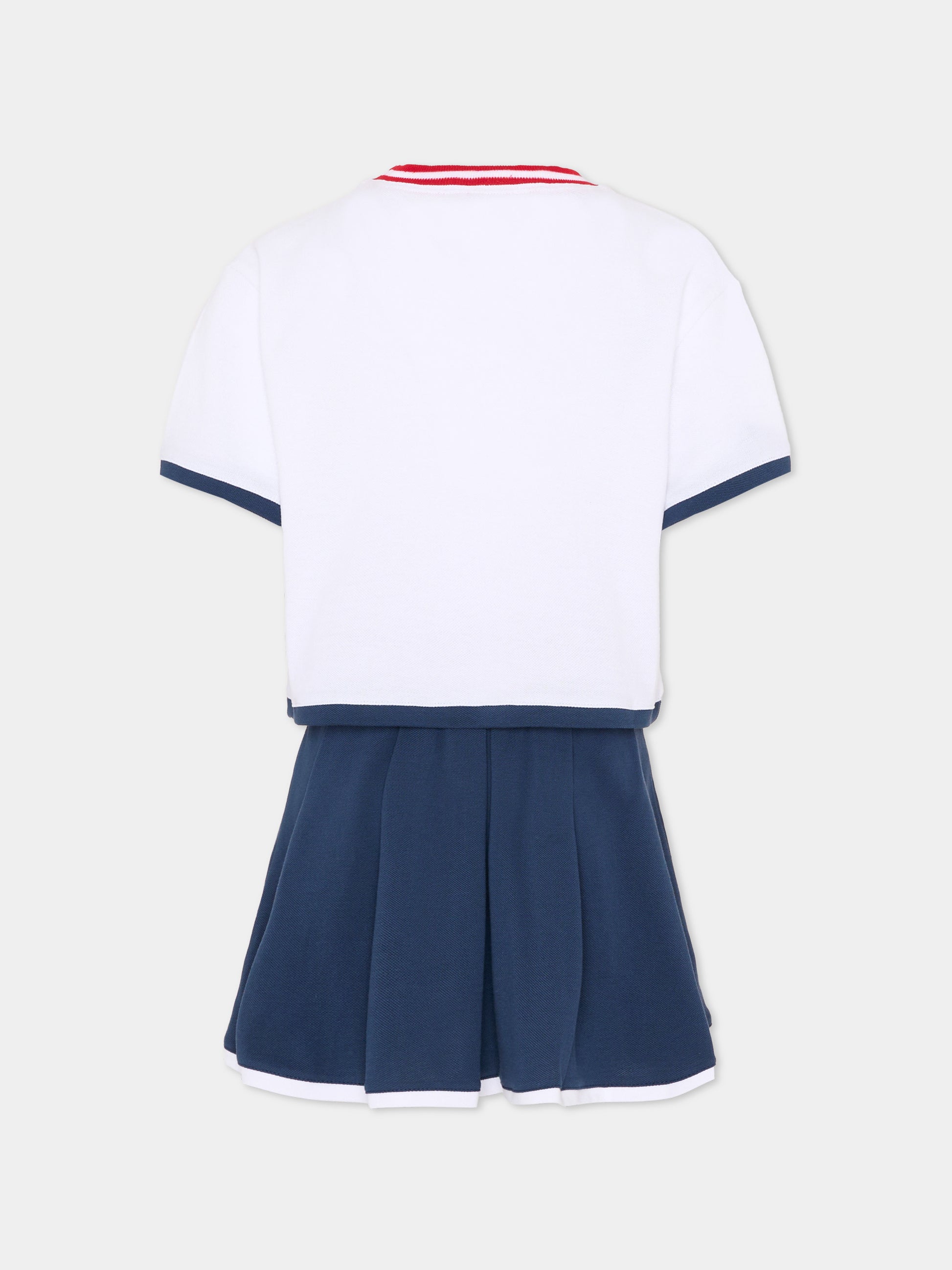 Completo bianco per bambina con Hello Kitty,Monnalisa,19G502 - 7006 - 9956