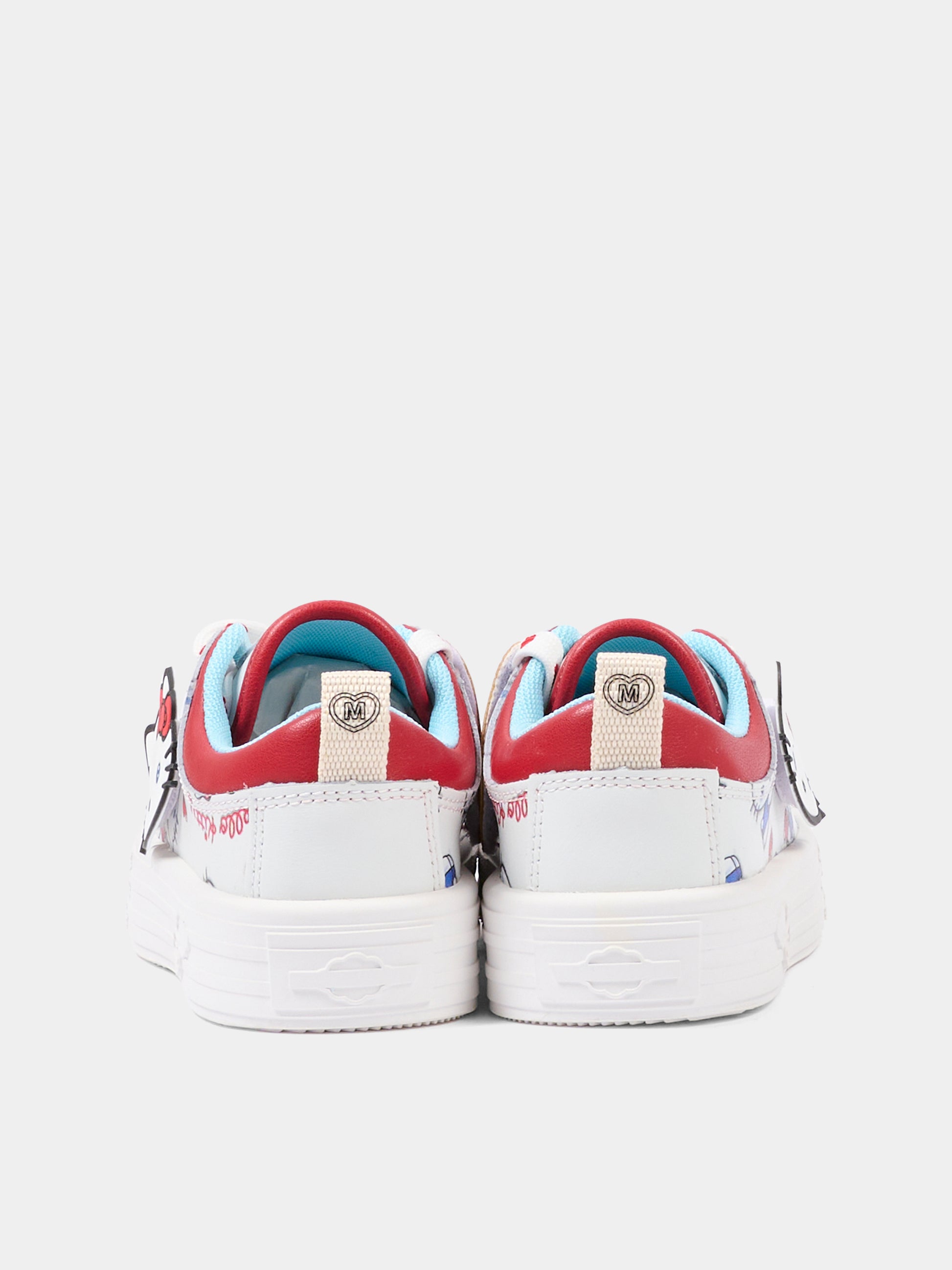 Sneakers bianche per bambina con Hello Kitty,Monnalisa,8CG007 - 7705 - 9944