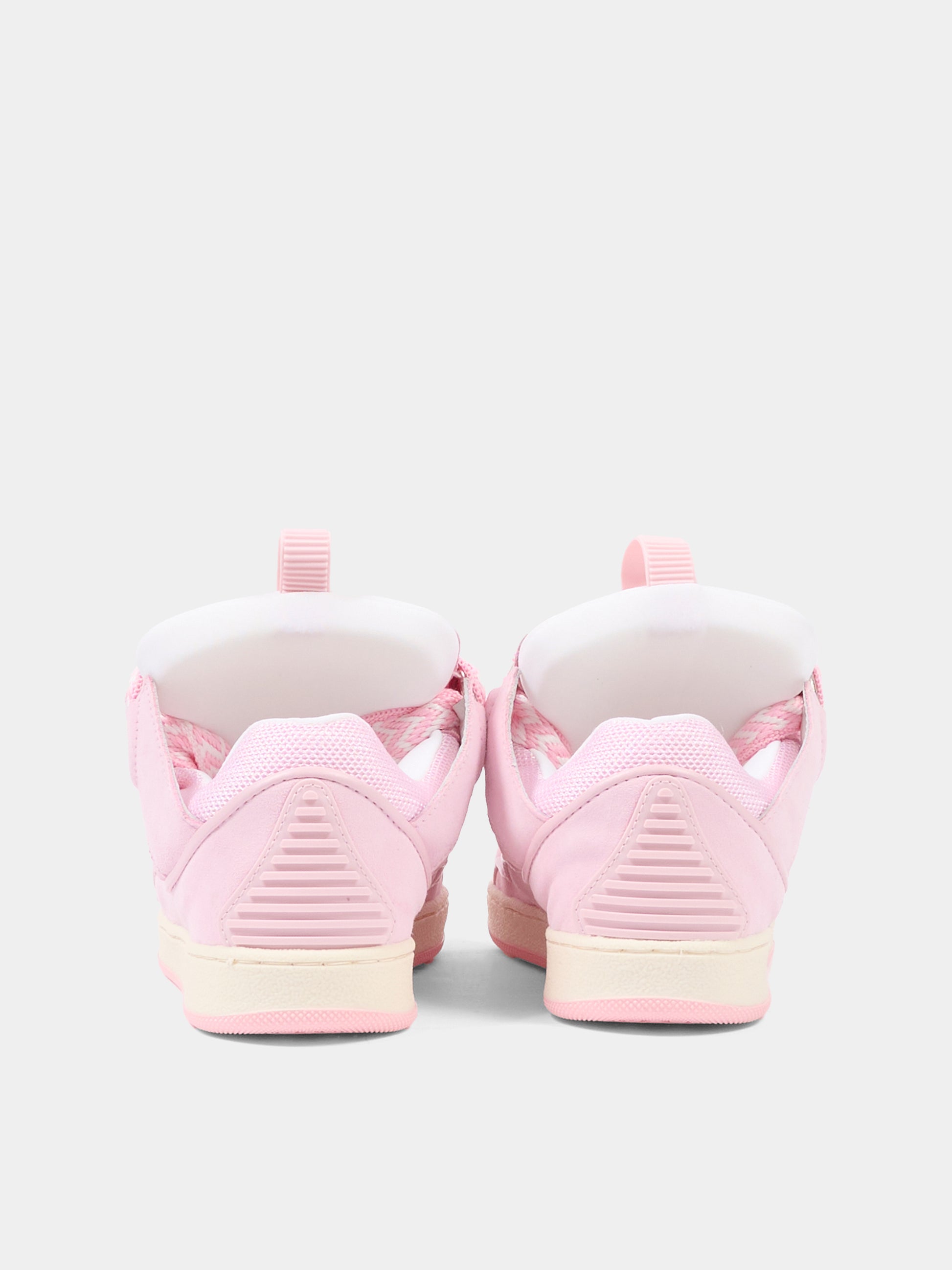 Sneakers rosa per bambina con motivo Curb,Lanvin Petite,N30465 44F