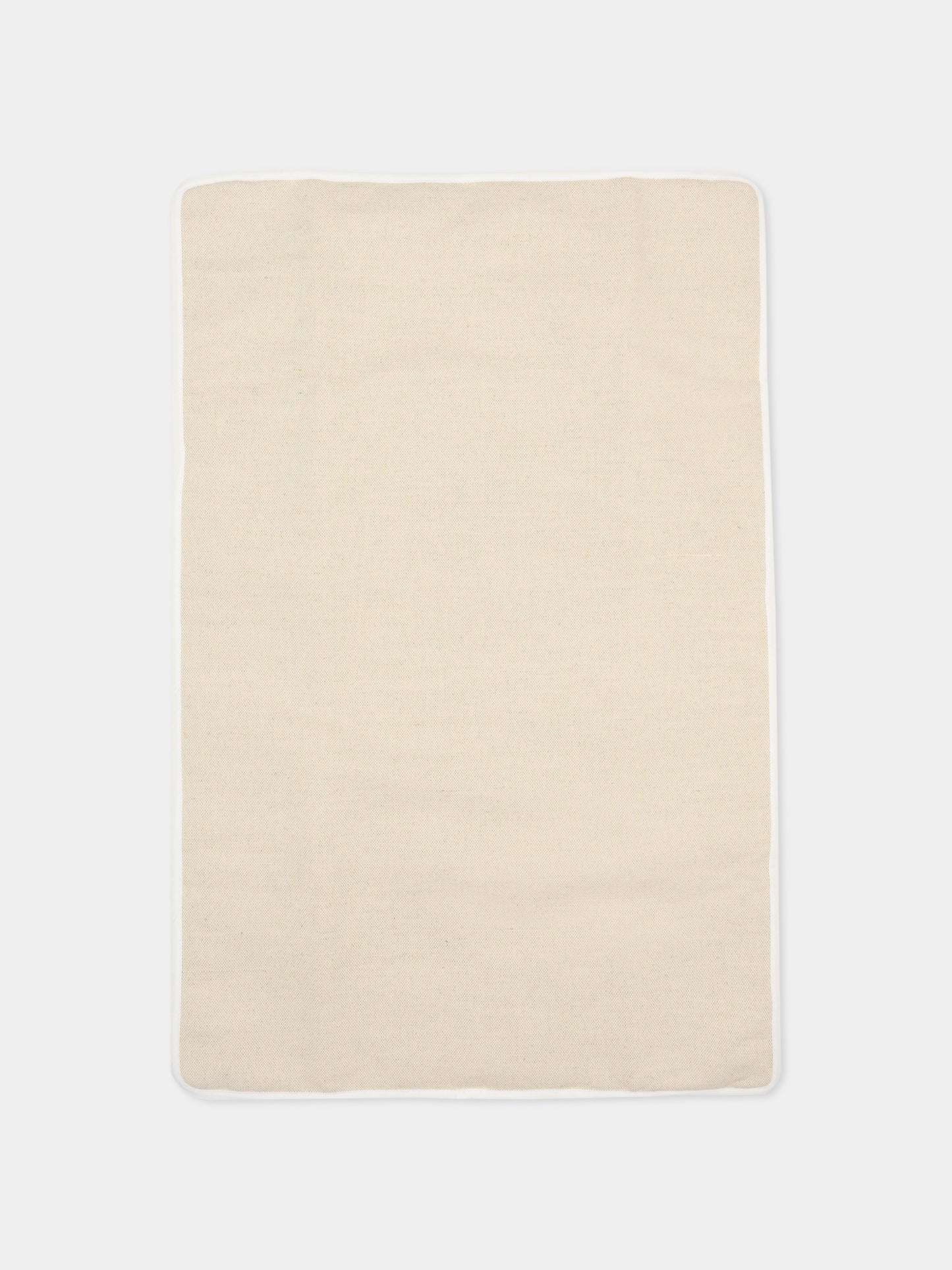 Borsa mamma avorio per neonati con logo ricamato,Balmain Kids,BY0618-Z1839 102NE