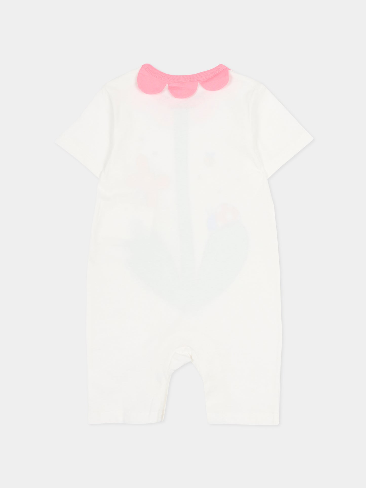 Tutina avorio per neonata con coccinella e farfallla,Stella Mccartney Kids,TYA021-Z0434 101