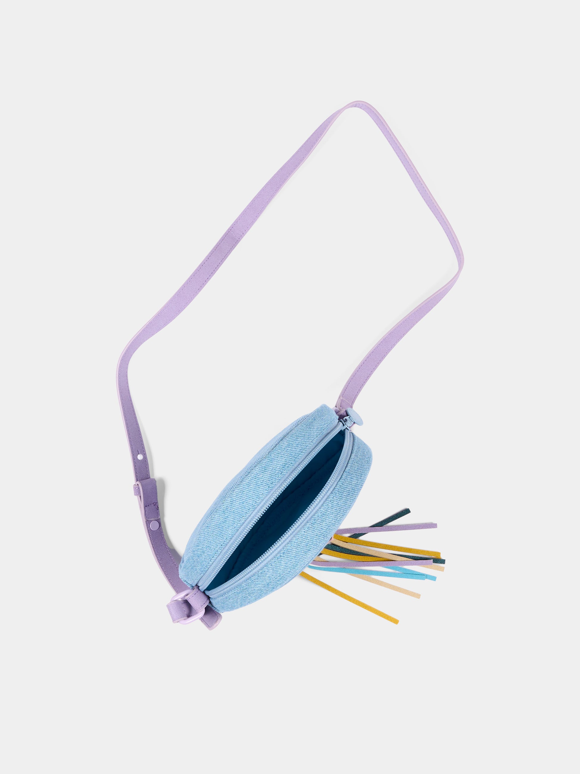 Borsa blu per bambina con stella,Stella Mccartney Kids,TY0A58-Z3618 665