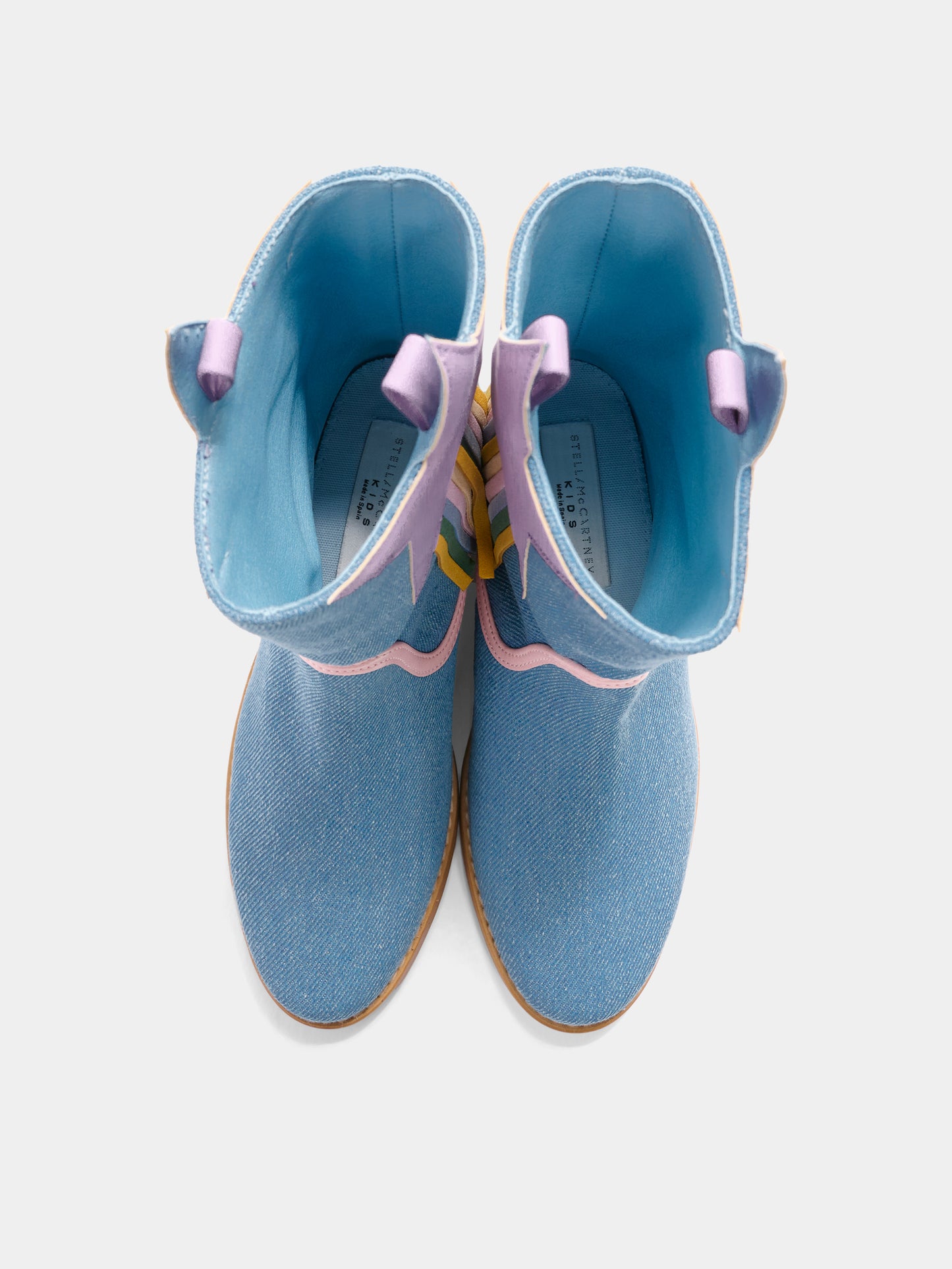 Stivali multicolor per bambina con frange,Stella Mccartney Kids,TY0B96-Z3612 665