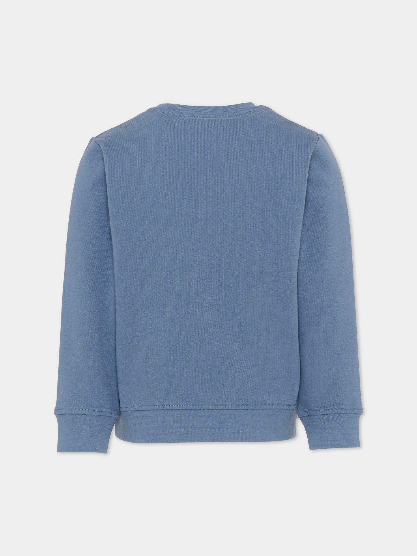 Felpa blu per bambino con balena,Stella Mccartney Kids,TY4Q00-Z3409 61B