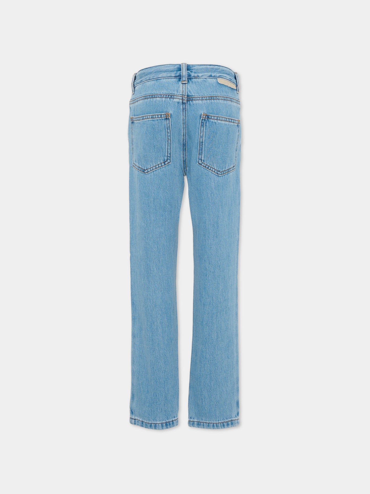 Jeans denim per bambino con stampa,Stella Mccartney Kids,TY6Q00-Z0746 601