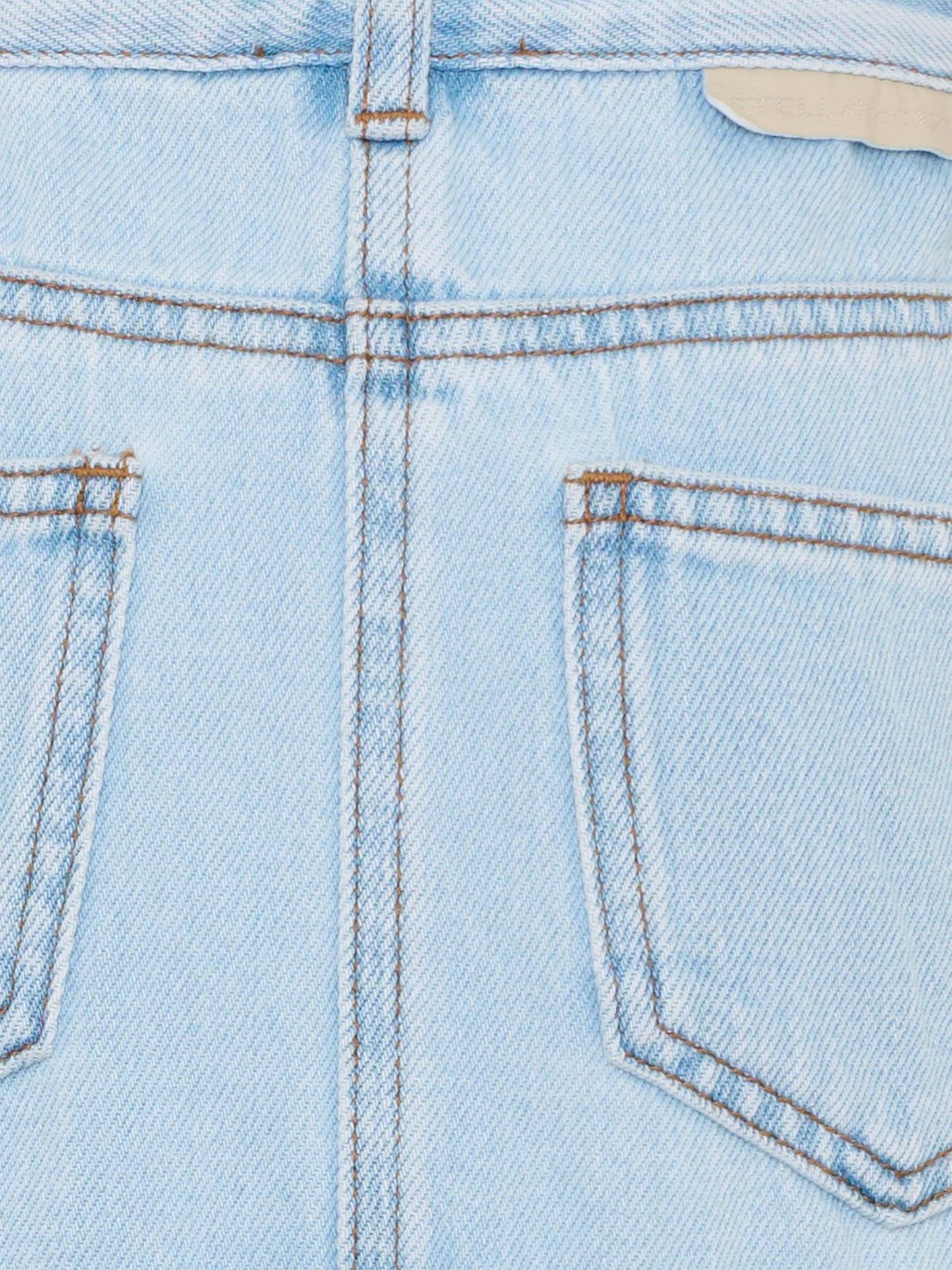 Gonna denim per bambina con logo,Stella Mccartney Kids,TY7A51-Z0746 600