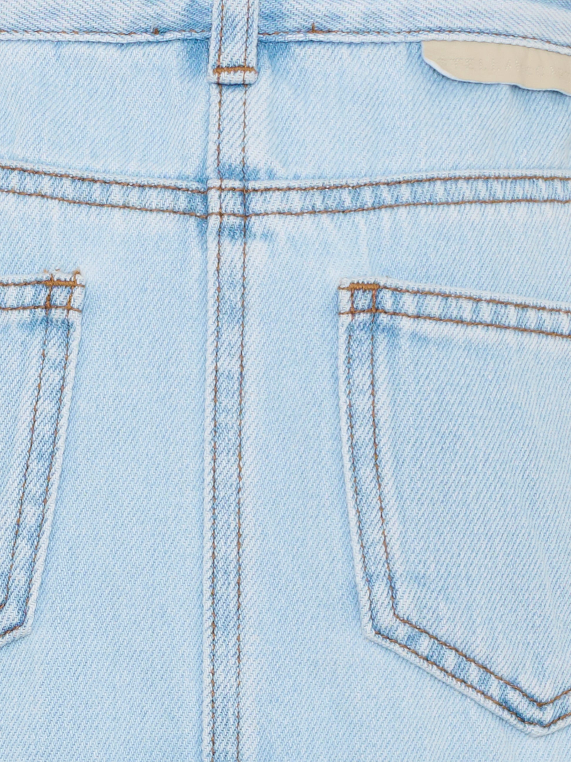 Gonna denim per bambina con logo,Stella Mccartney Kids,TY7A51-Z0746 600