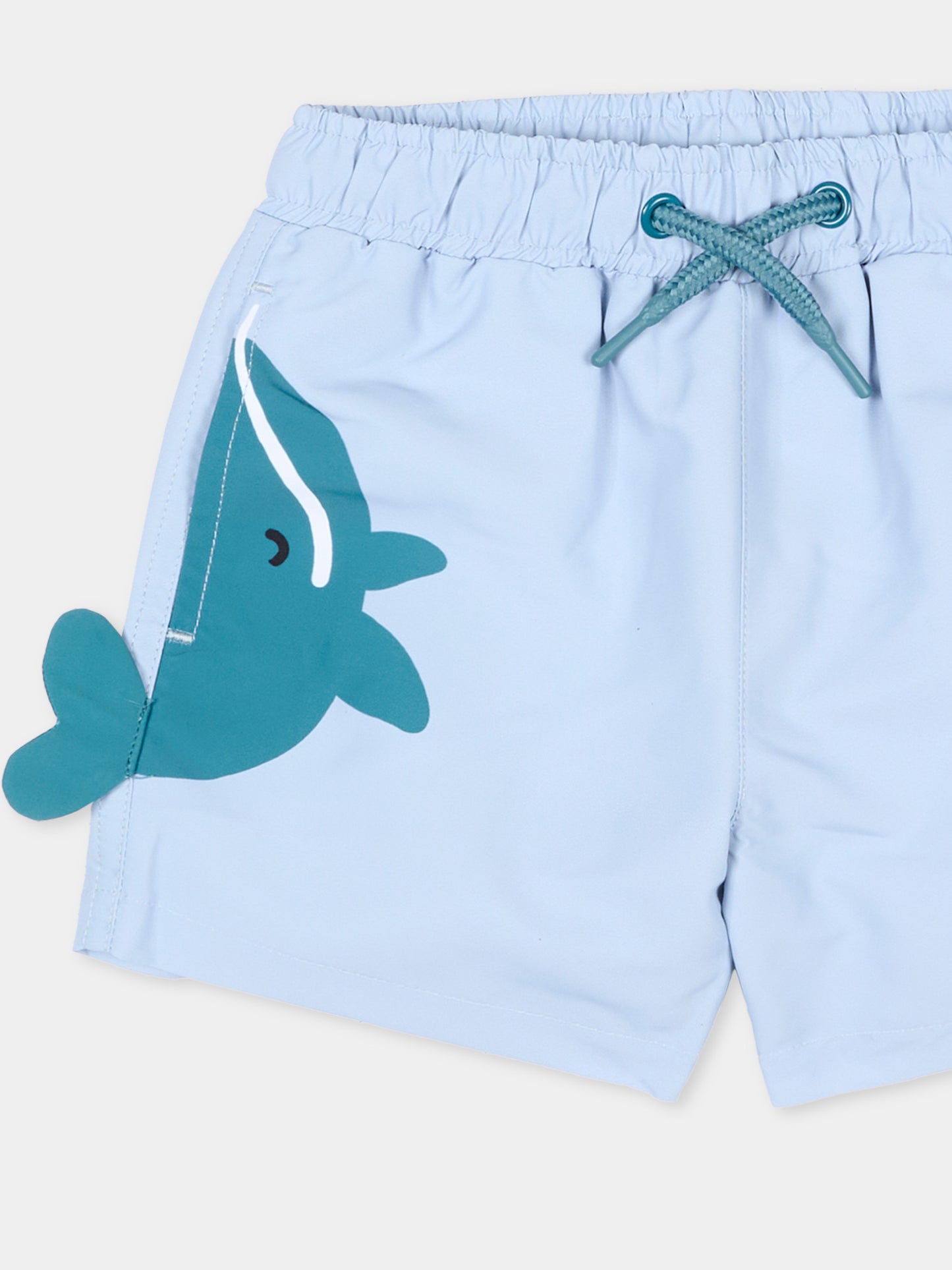 Boxer mare celeste per neonato con balene,Stella Mccartney Kids,TYC559-Z0433 685