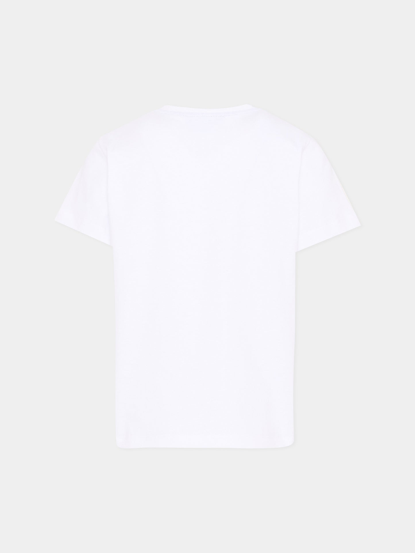 T-Shirt bianca per bambini con logo,Missoni,MY8P91-Z3672 100MC