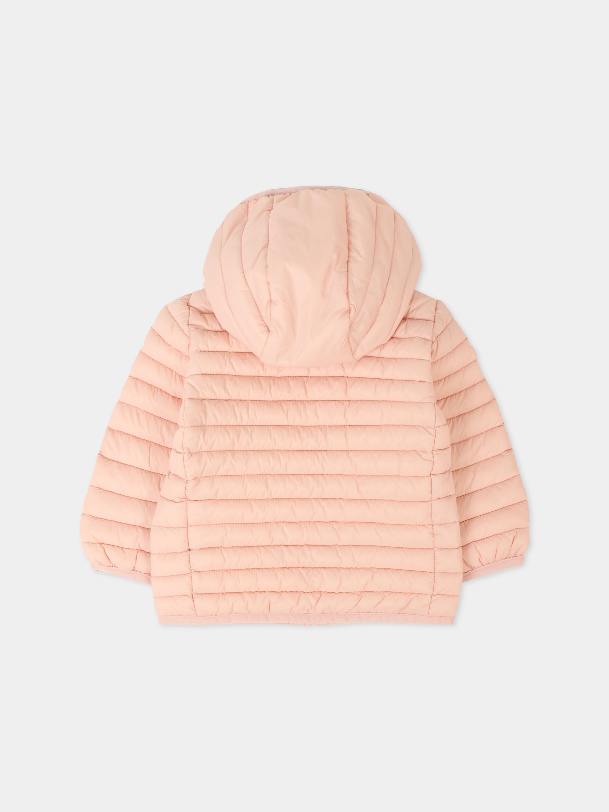 Piumino Nene rosa per neonata con logo,Save The Duck Kids,I30003X GIGA20 80007