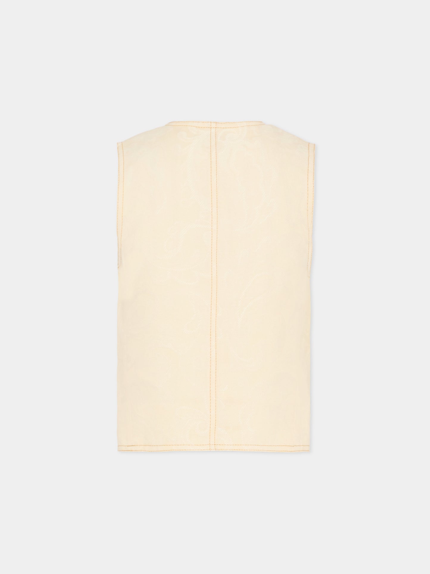 Panciotto avorio per bambino con Pegaso,Etro,GY2A02-I0308 105