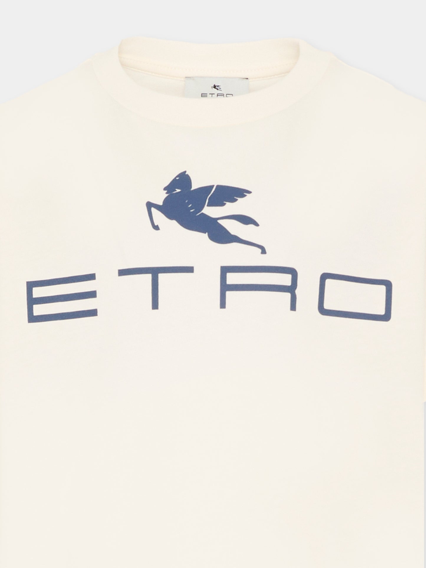 T-shirt avorio per bambini con Pegaso,Etro,GY8Q11-Z3672 102