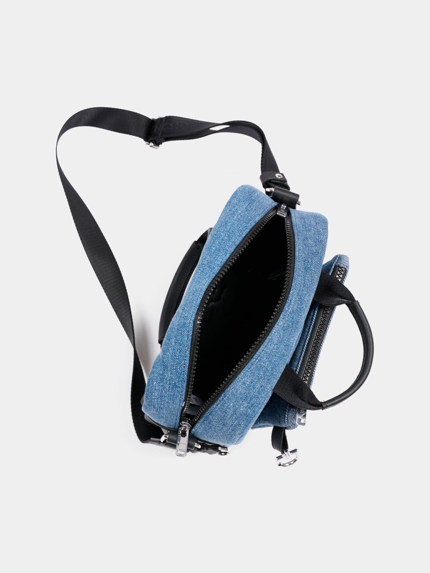 Borsa denim per bambina con logo,Givenchy Kids,H31073 Z25