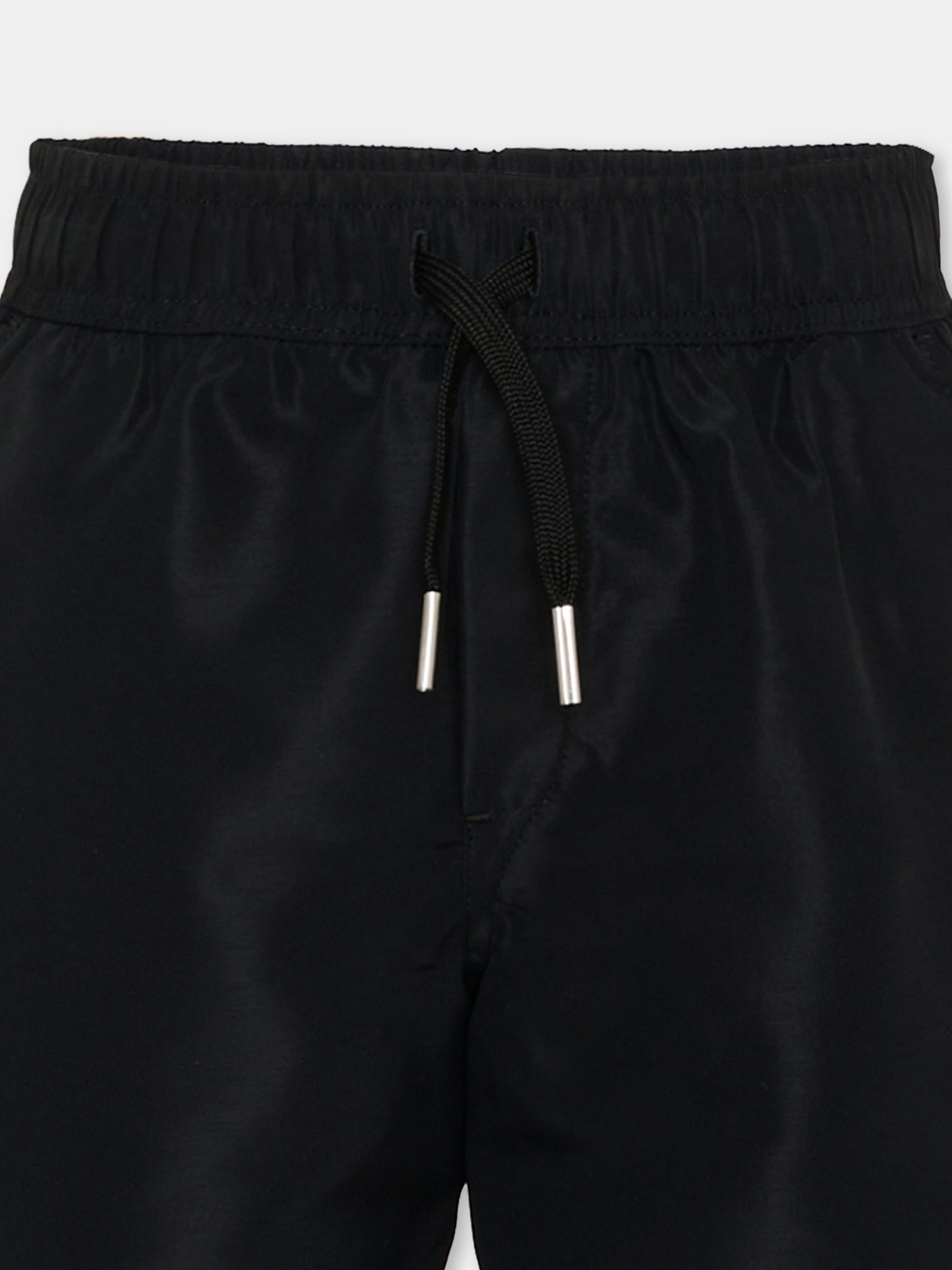 Boxer mare nero per bambino con logo,Givenchy Kids,H31078 09B