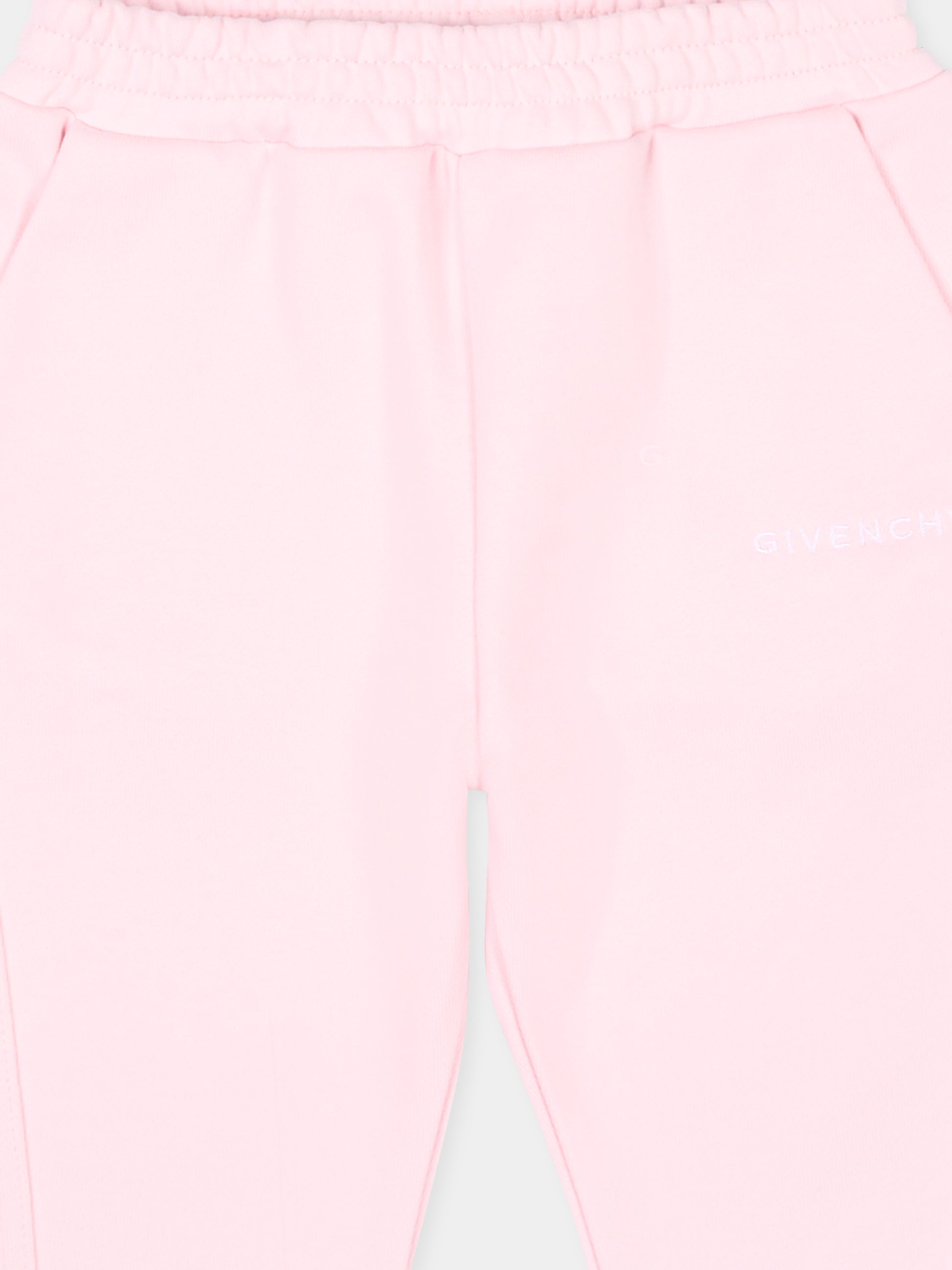 Pantaloni sportivi rosa per neonata logo,Givenchy Kids,H31168 44Z