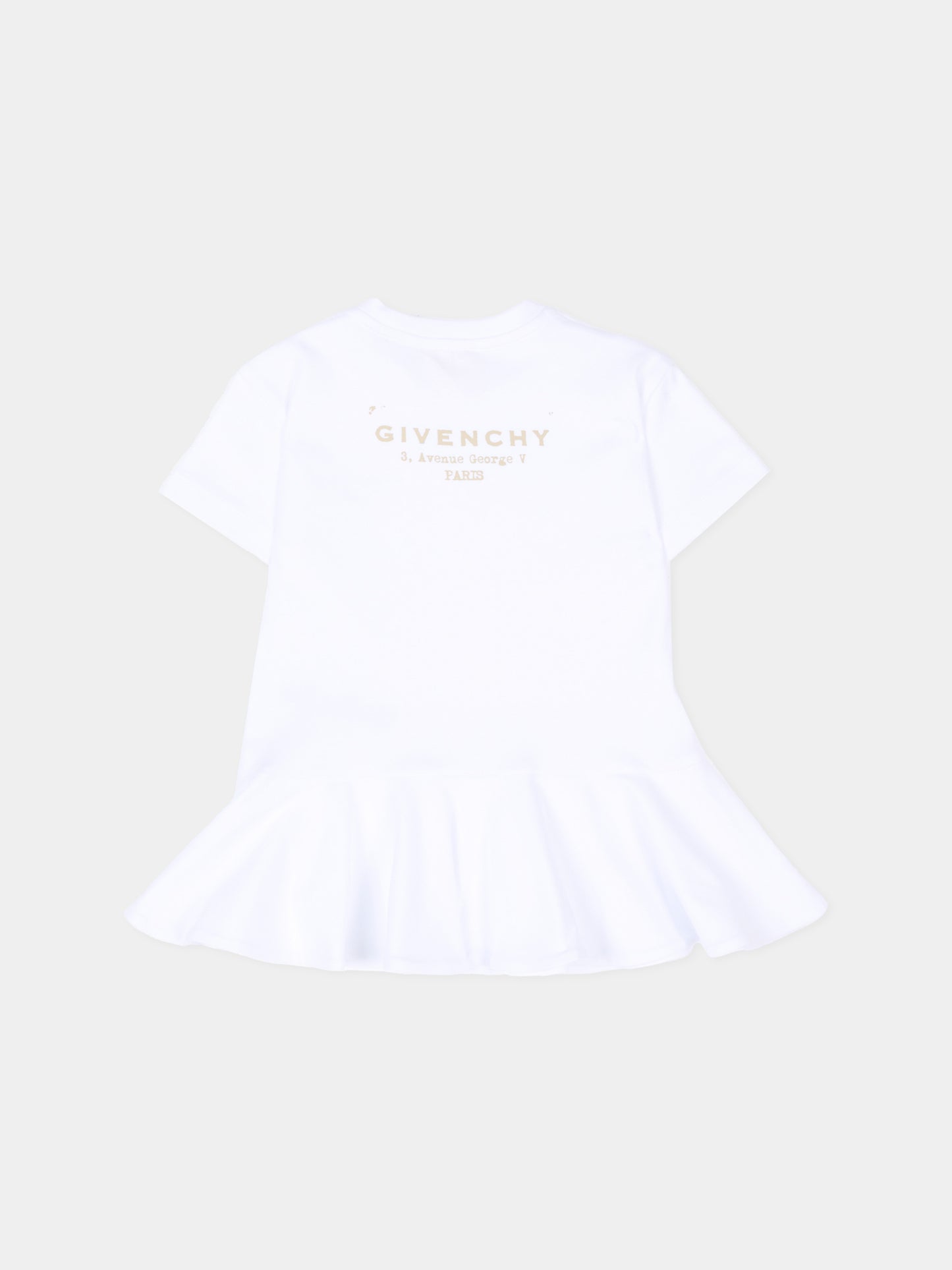 Vestito bianco Givenchy Paris per neonata,Givenchy Kids,H31179 10P