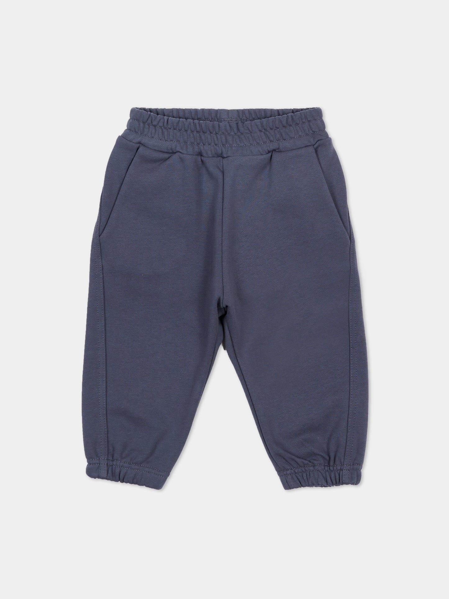 Pantaloni grigi per neonato con logo,Givenchy Kids,H31192 061