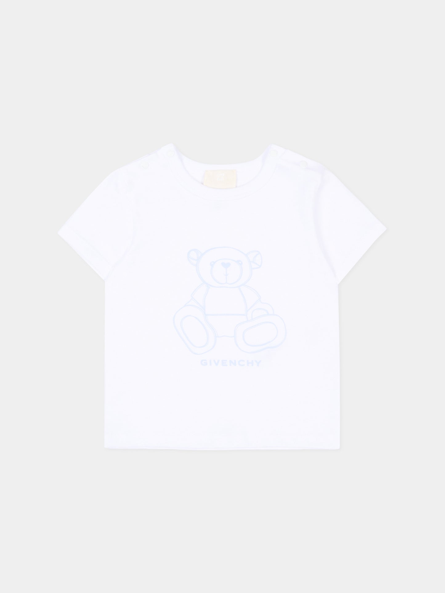 Completo sportivo celeste per neonato,Givenchy Kids,H31263 771