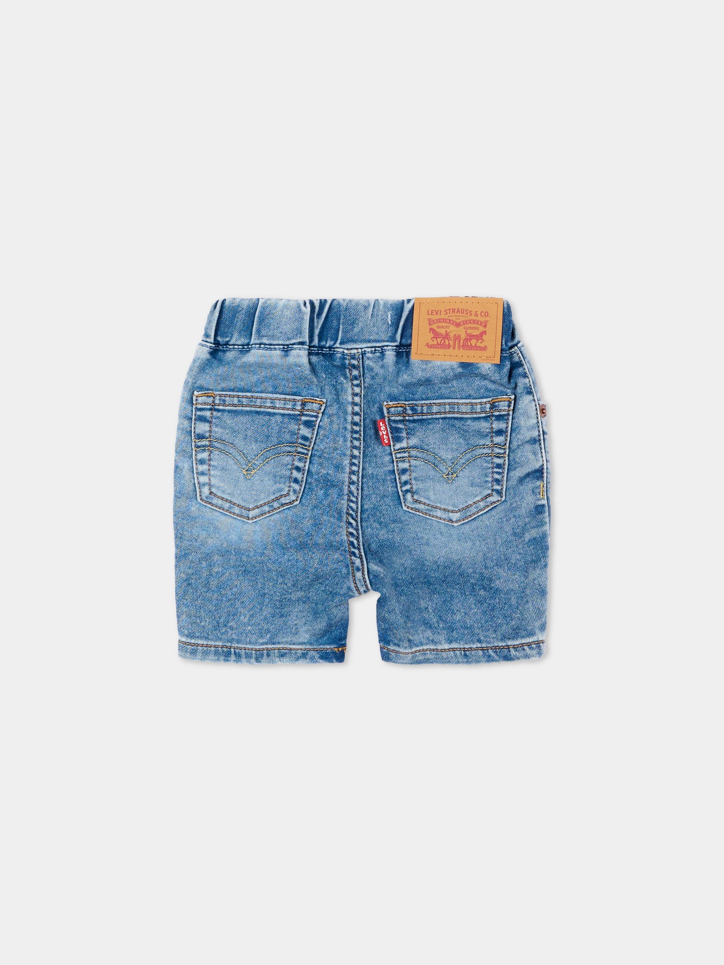 Shorts denim per neonato,Levi's Kids,6ED613 MDH