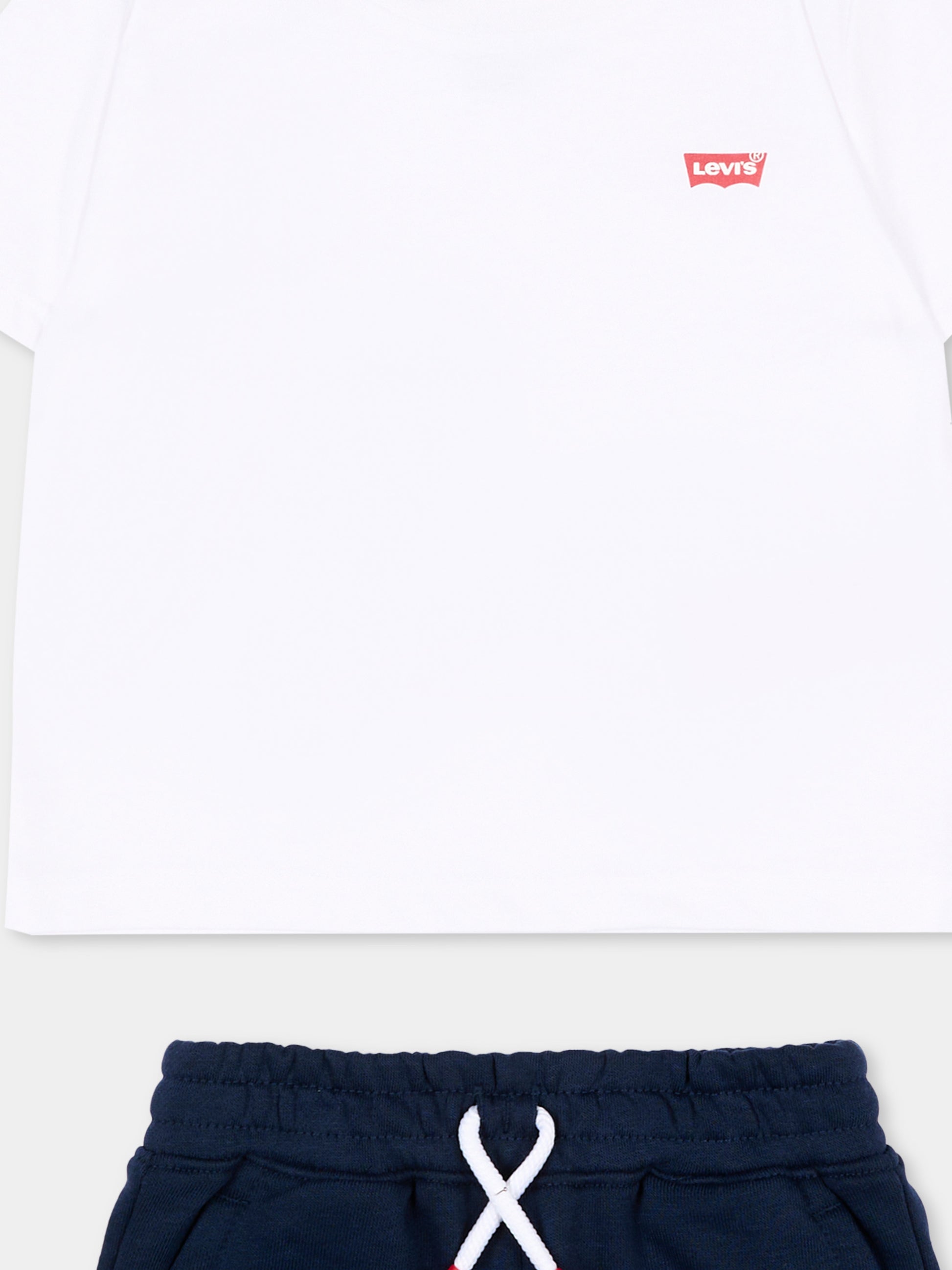 Completo sportivo multicolor per neonato con logo,Levi's Kids,6EK813 W1T