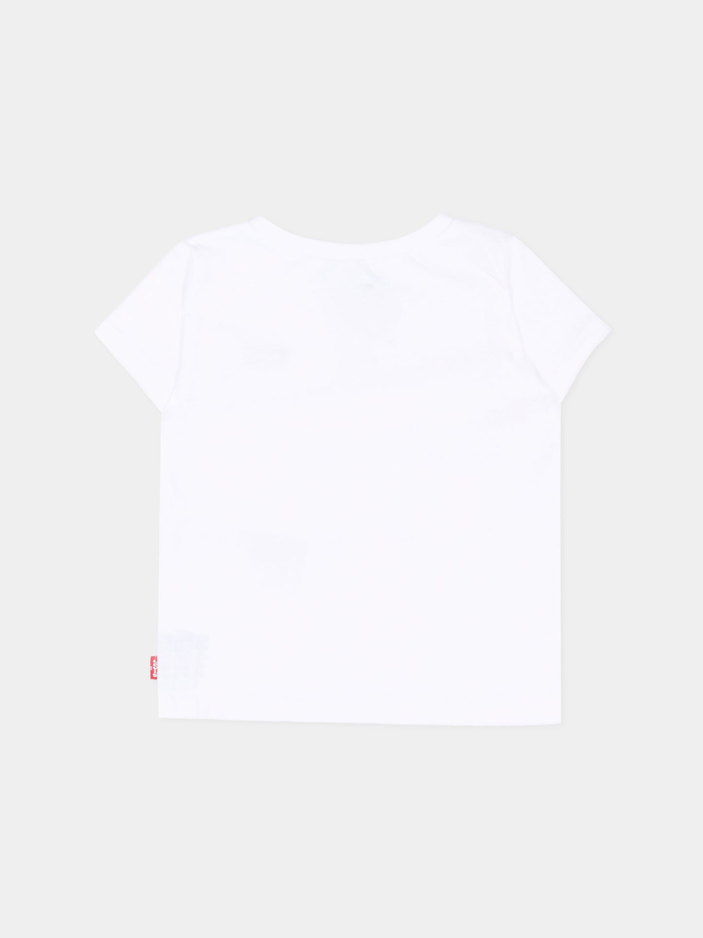 T-Shirt bianca per neonata con logo,Levi's Kids,1EK826 001