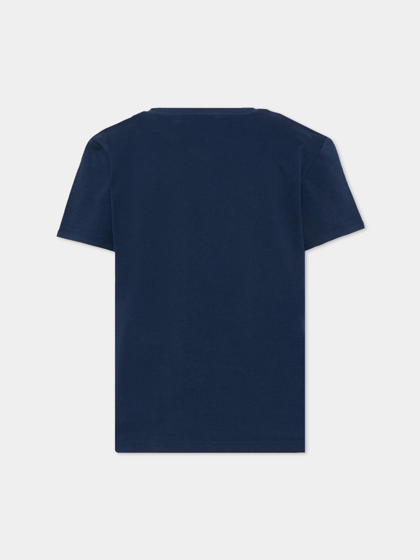 T-shirt blu per bambini con taschino,Levi's Kids,9EM359 C8D