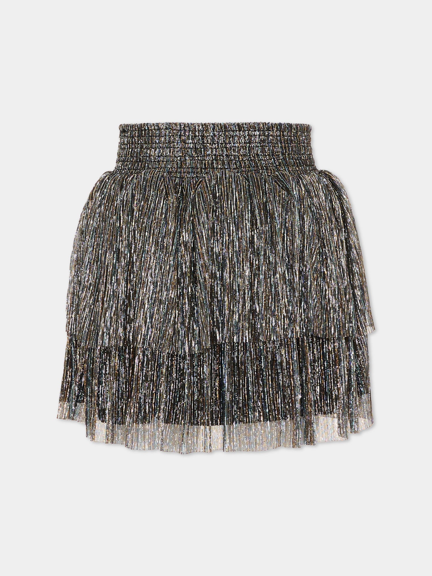 Gonna multicolor per bambina laminata,Zadig & Voltaire Kids,X60556 Z41