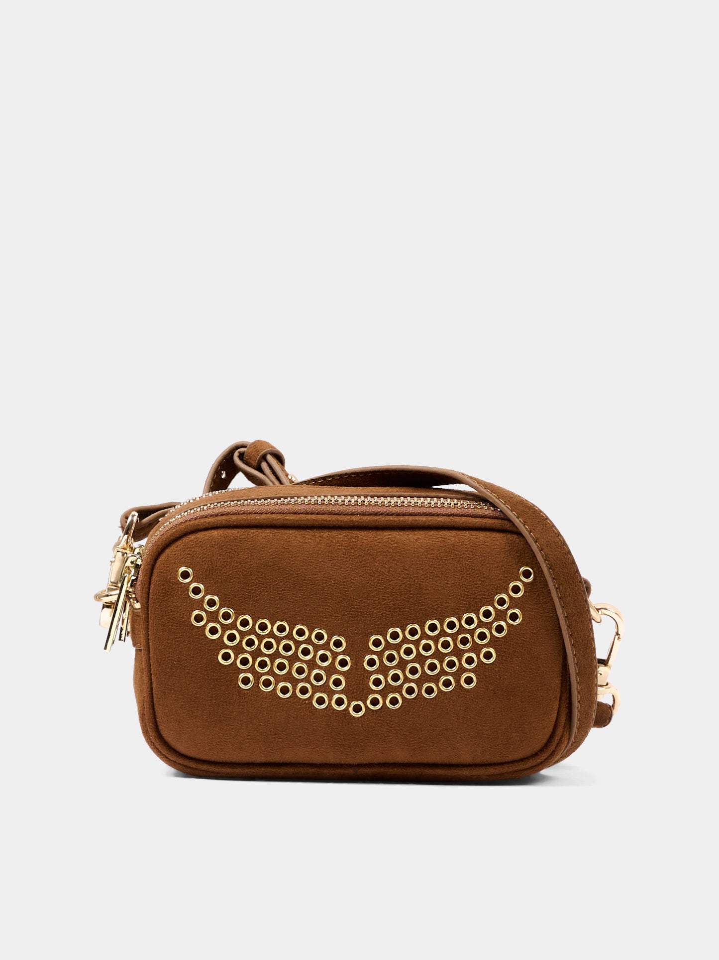 Borsa casual marrone Wings per bambina,Zadig & Voltaire Kids,X60614 367