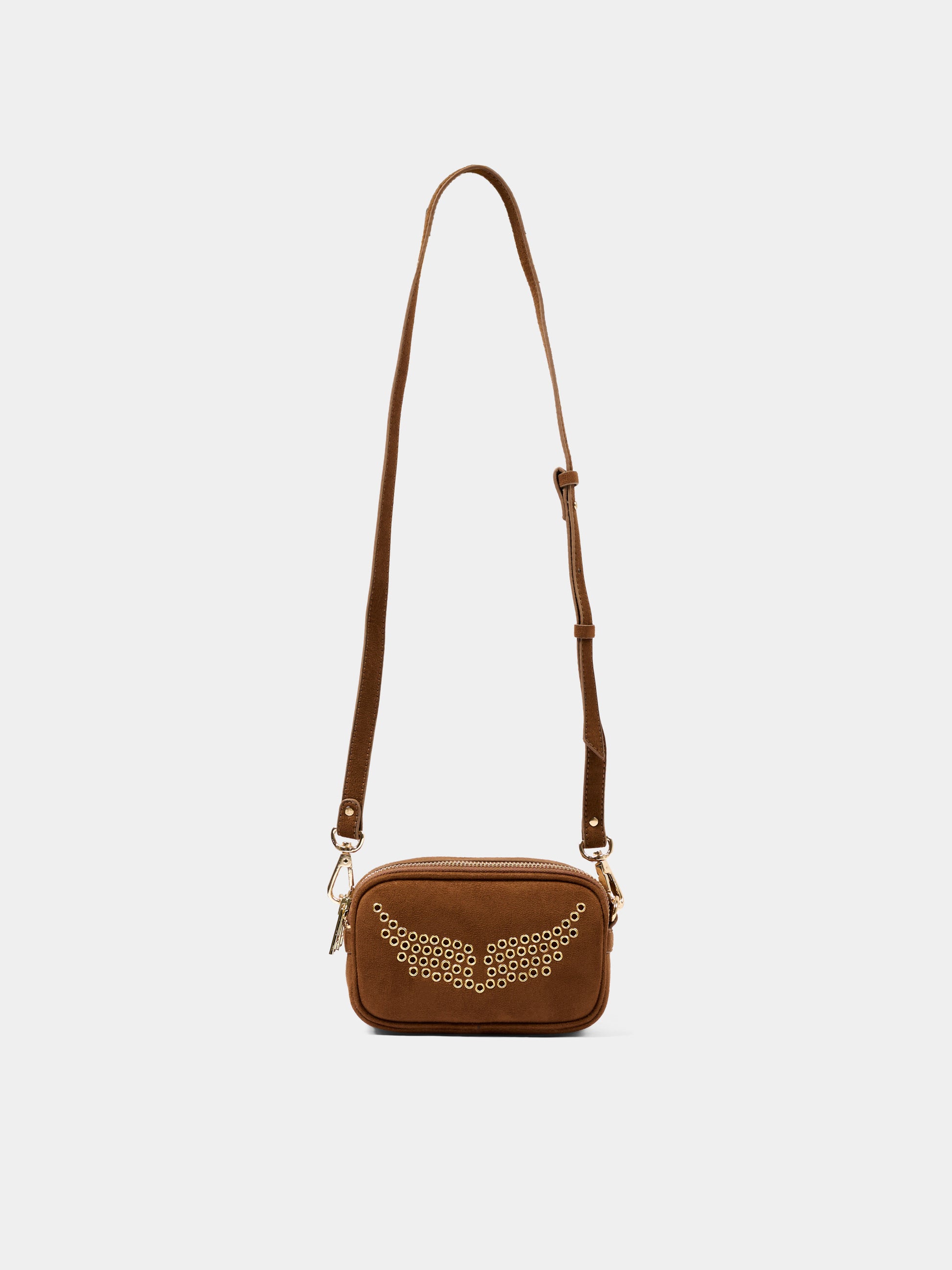 Borsa casual marrone Wings per bambina,Zadig & Voltaire Kids,X60614 367