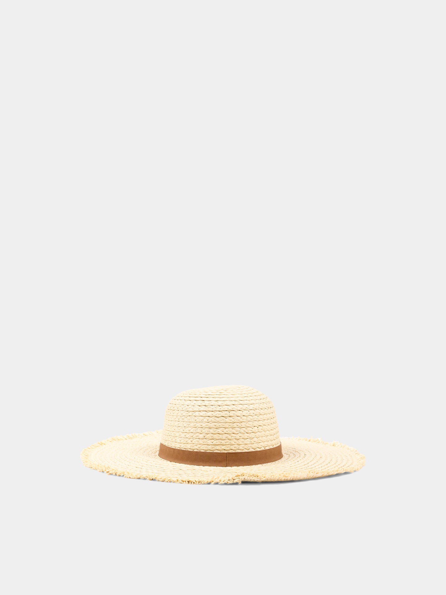 Cappello di paglia beige per bambina con logo,Michael Kors,R30627 117