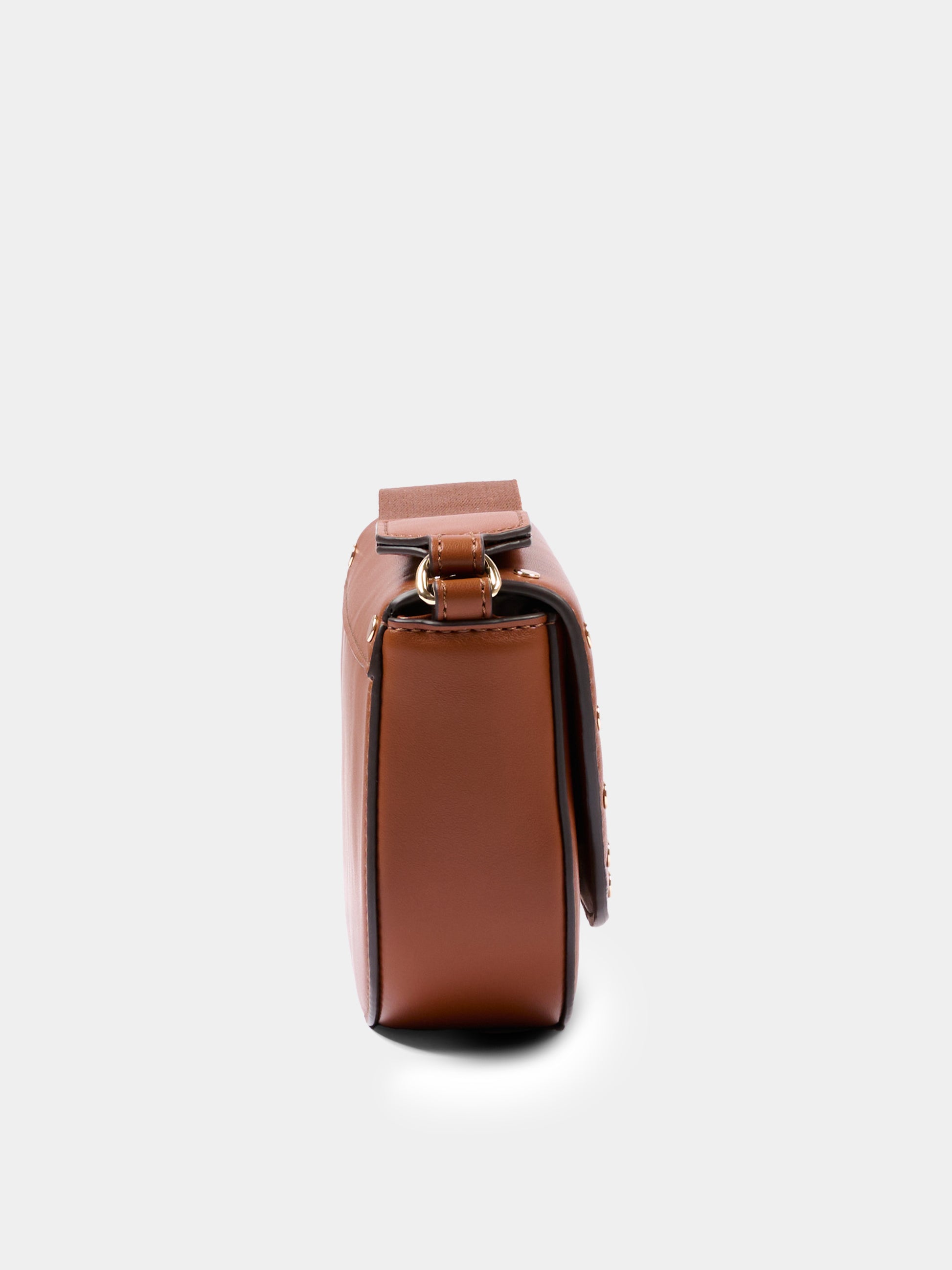 Borsa marrone per bambina con borchie,Michael Kors,R30634 239