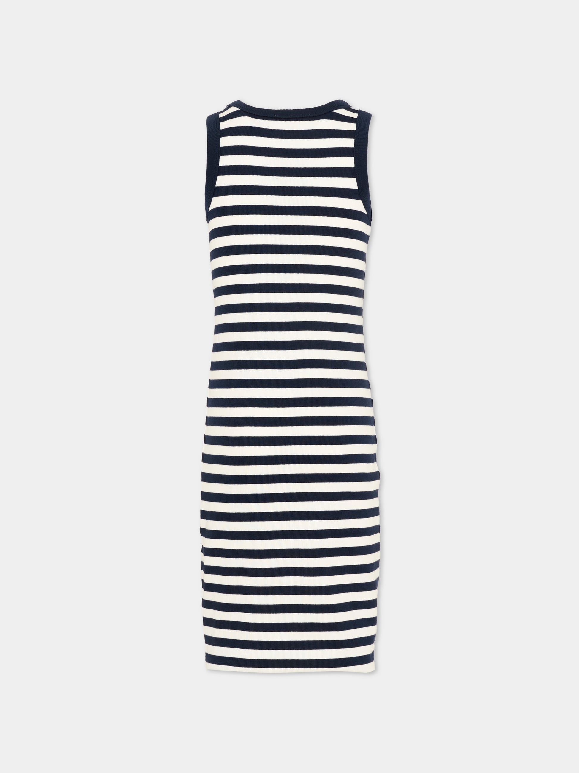 Vestito multicolor per bambina a righe,Michael Kors,R30640 849