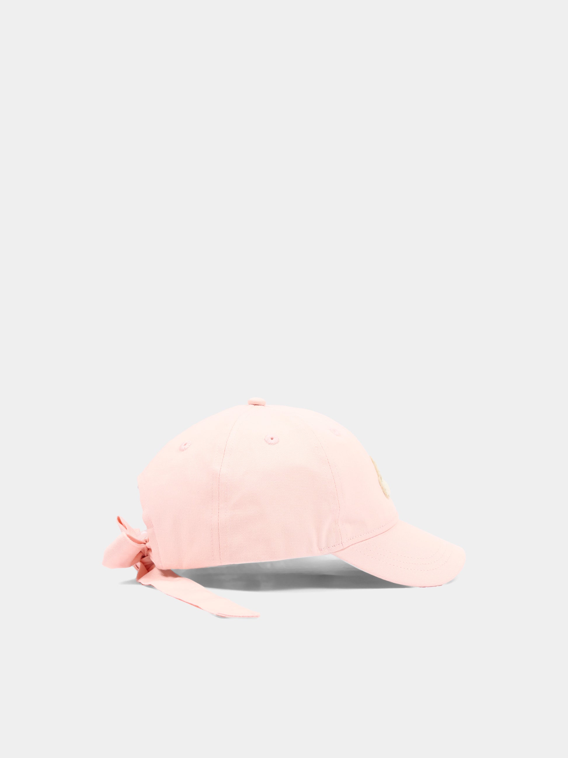 Cappello con visiera rosa con ciliegie per bambina,Bonpoint,S06GACW00003 025