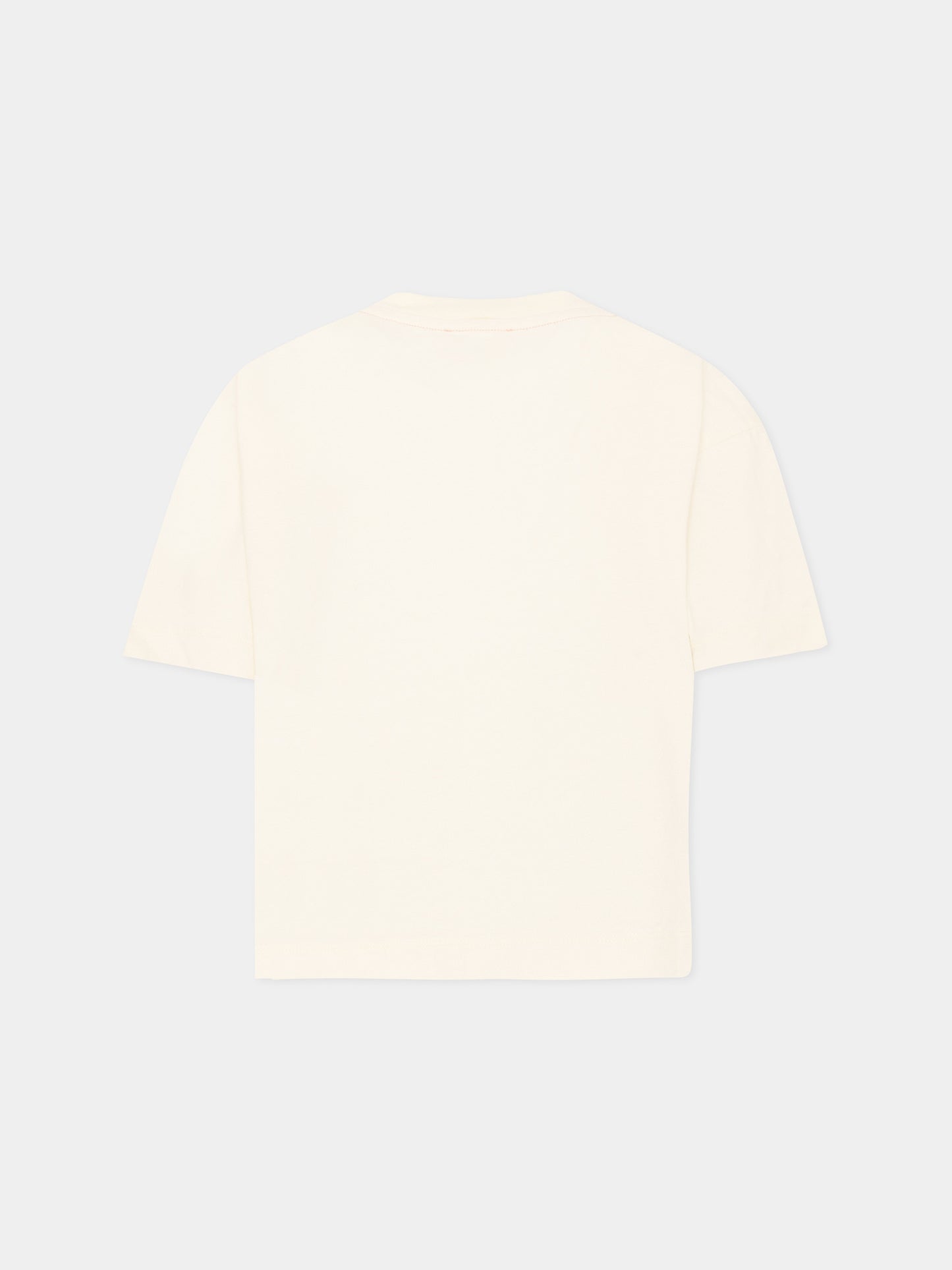 T-shirt avorio per bambina con ciliegie,Bonpoint,S06GTSK00024 102