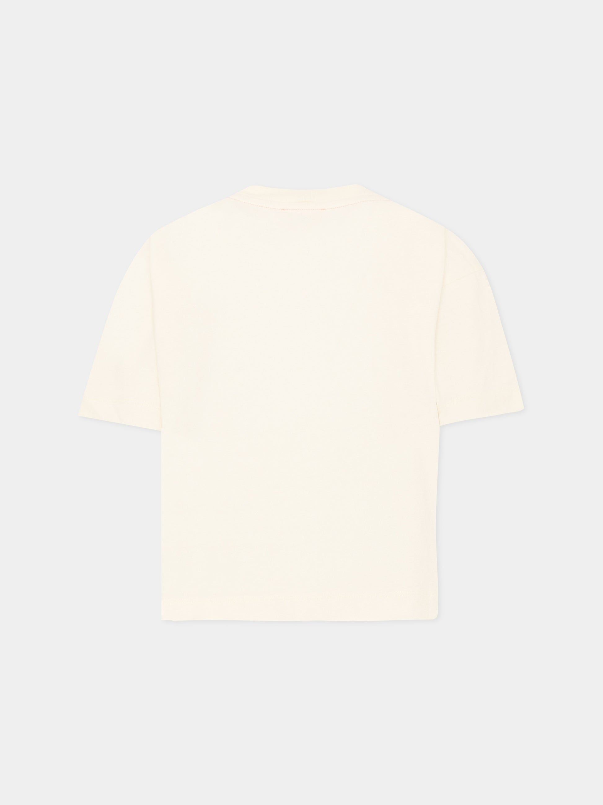 T-shirt avorio per bambina con ciliegie,Bonpoint,S06GTSK00024 102