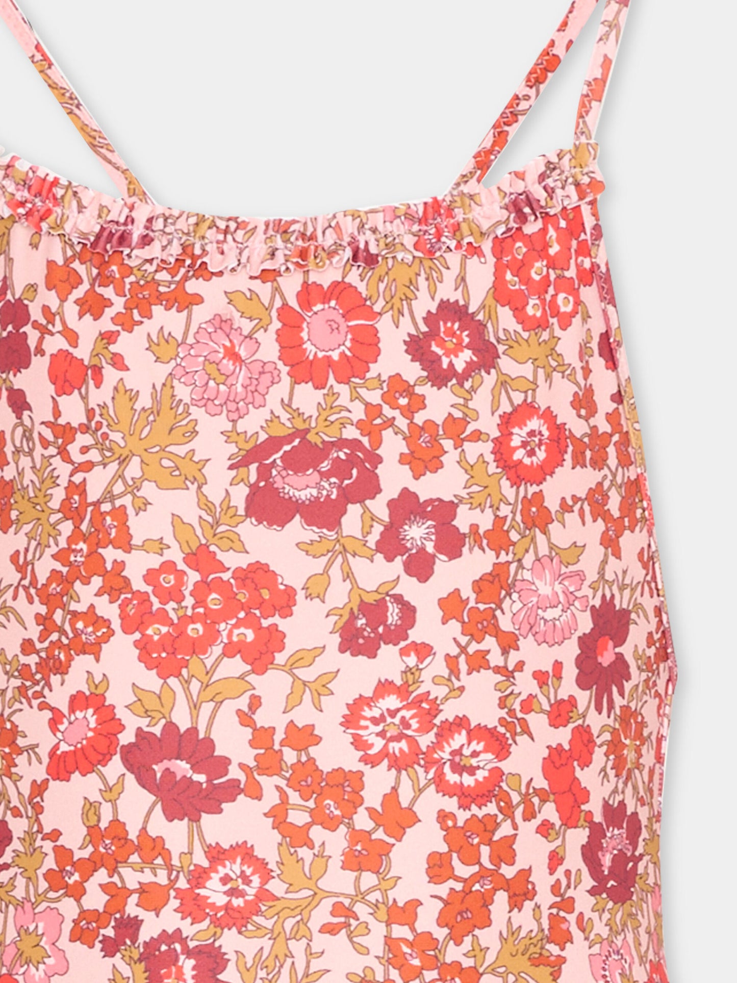 Costume intero multicolor floreale per bambina,Bonpoint,S06GSSW00004 520