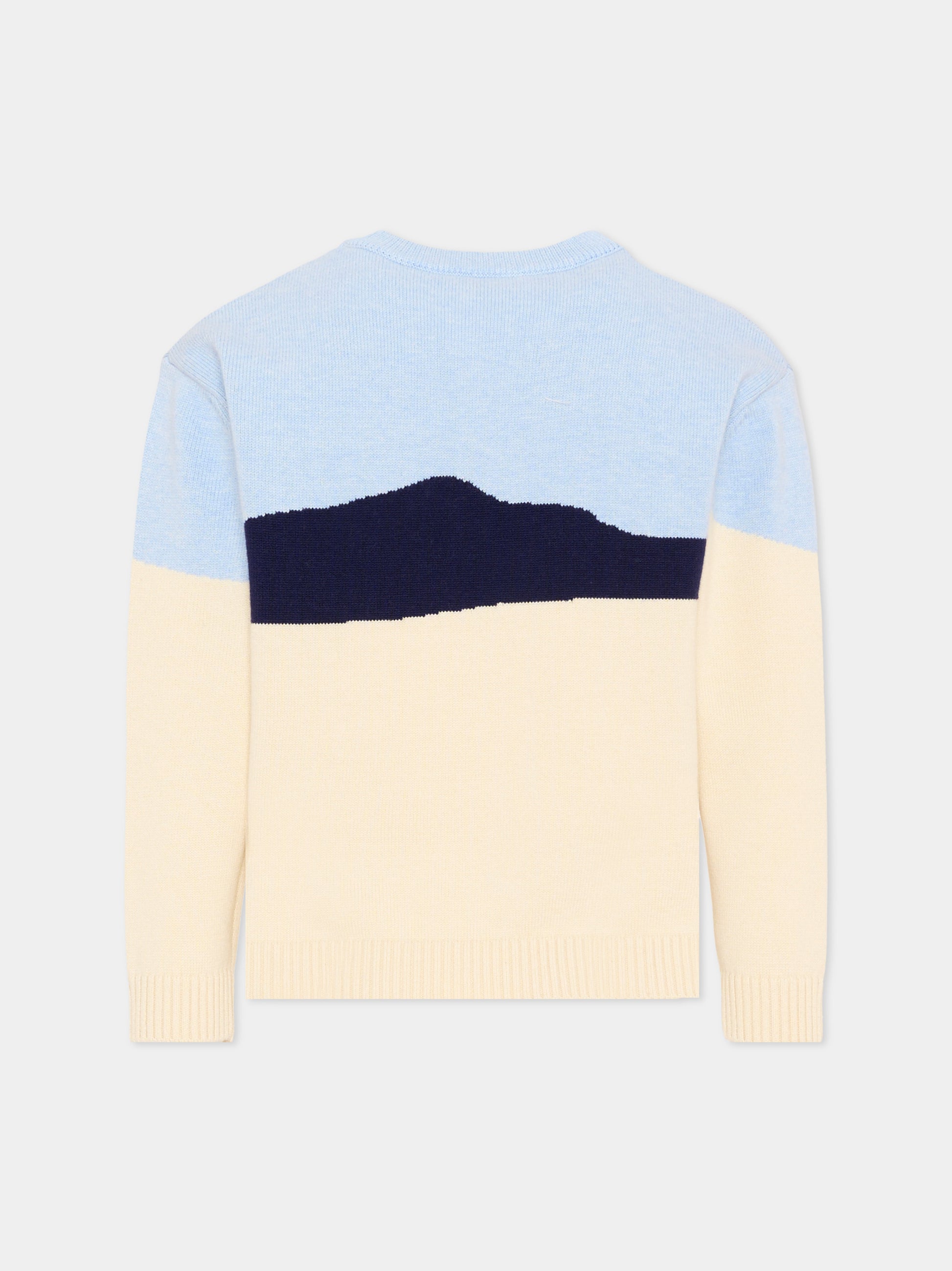 Maglione multicolor per bambino paesaggio,Bonpoint,S06BJUK00007 474