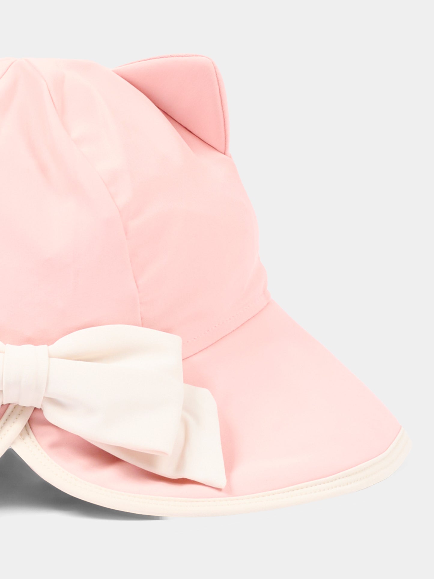 Cappello con visiera rosa per bambina,Konges Sløjd,KS104920 POWDER PINK