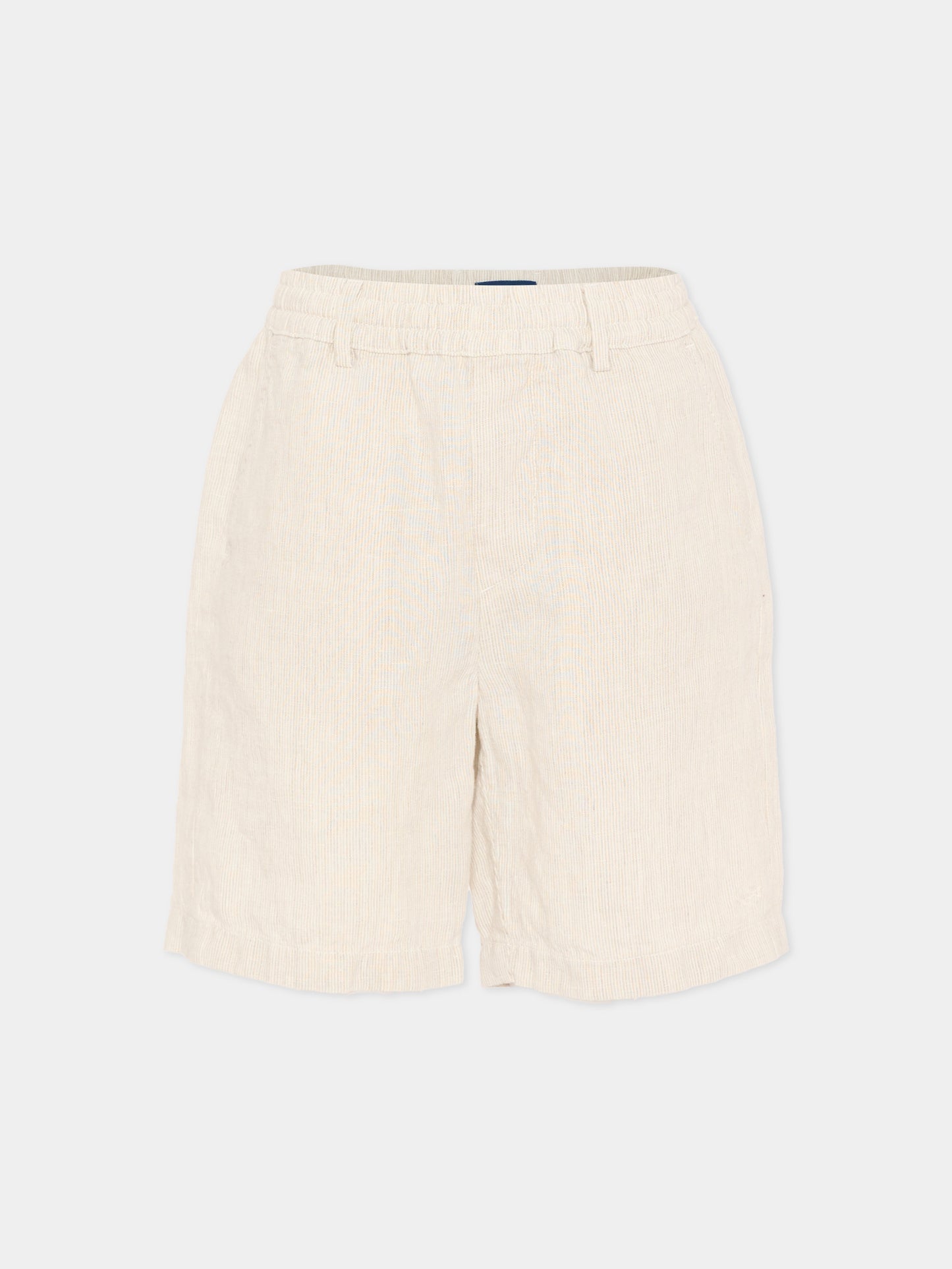 Shorts beige per bambino a righe,Paul & Shark Junior,WUQ000 LUE03 80224