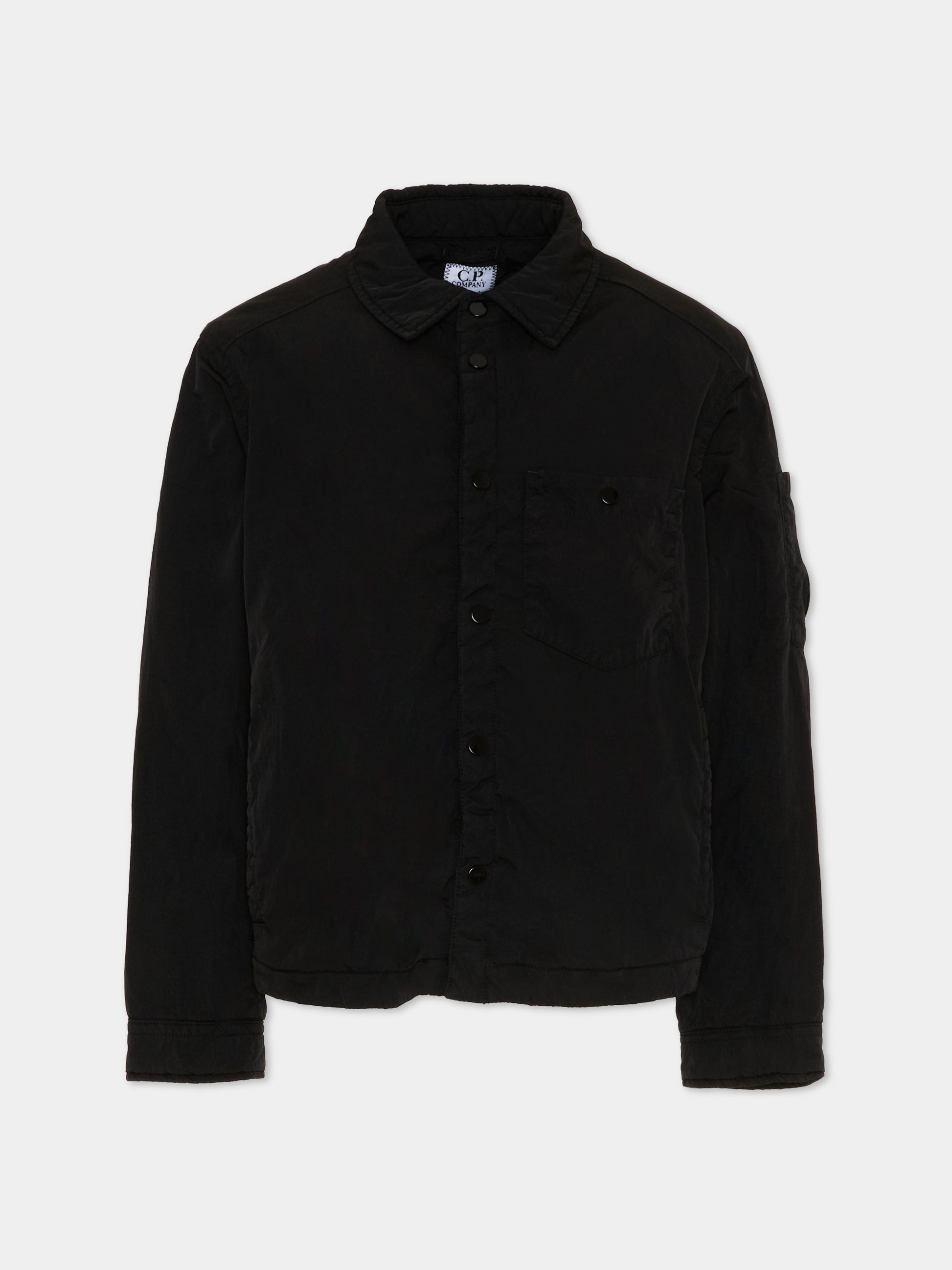 Giubbotto nero per bambino con lente,C. P. Company,CUS01T-L3C00 60100