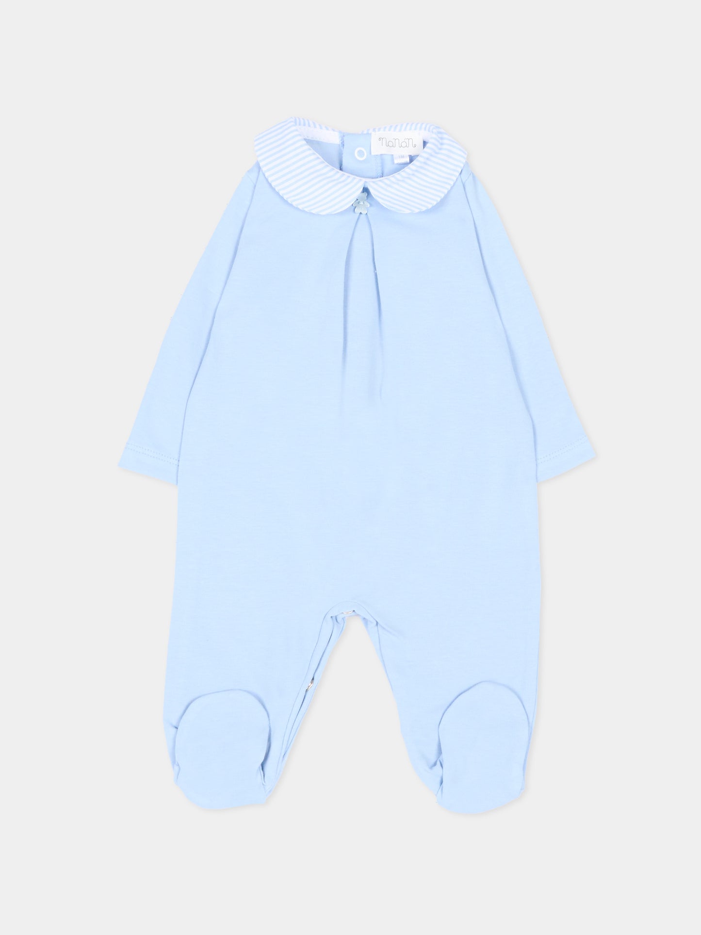 Tutina azzurra per neonato con colletto,Nanán,E26126A