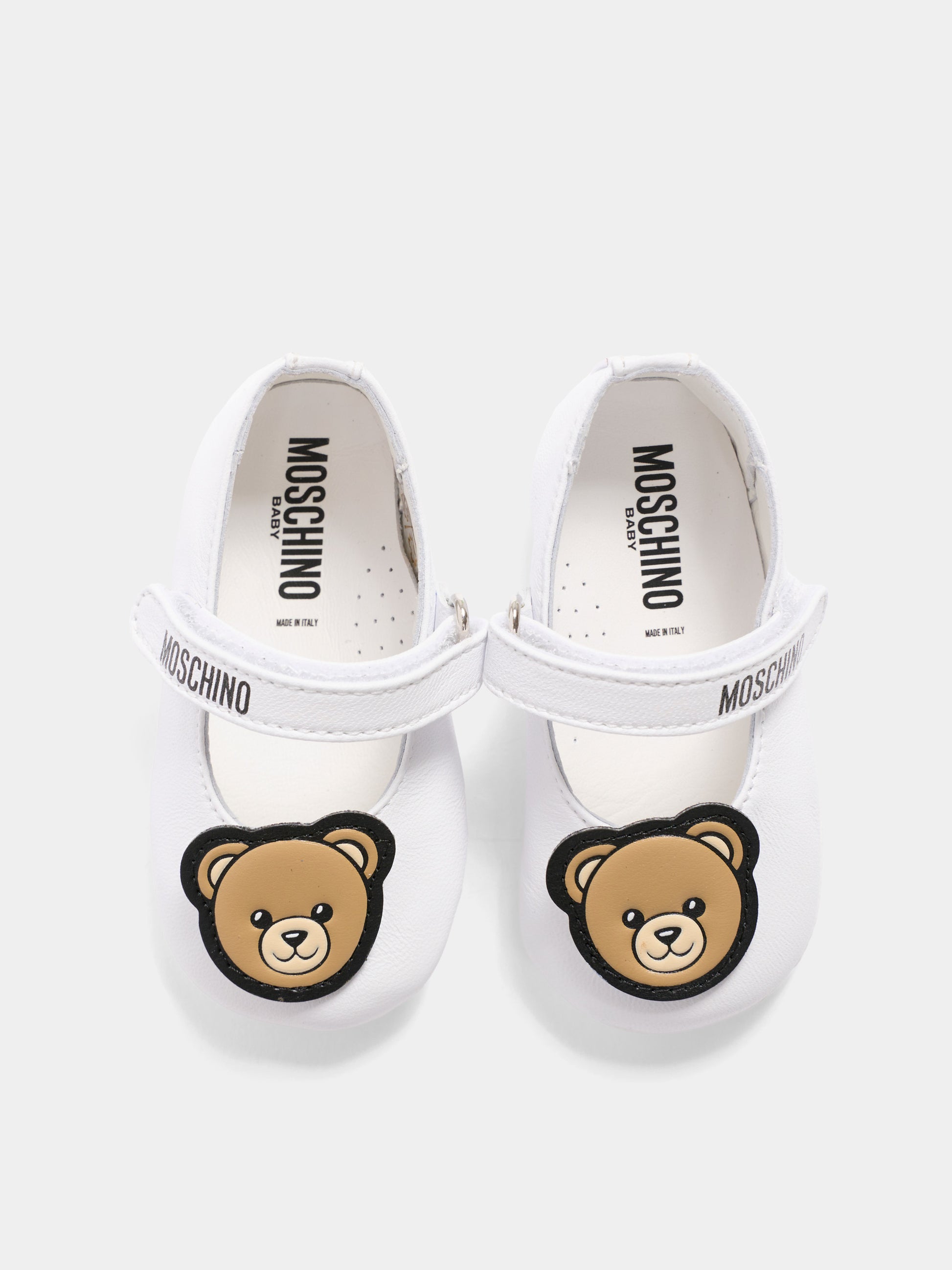 Ballerina bianca per neonata con Teddy Bear,Moschino Kids,82885 - VAR3