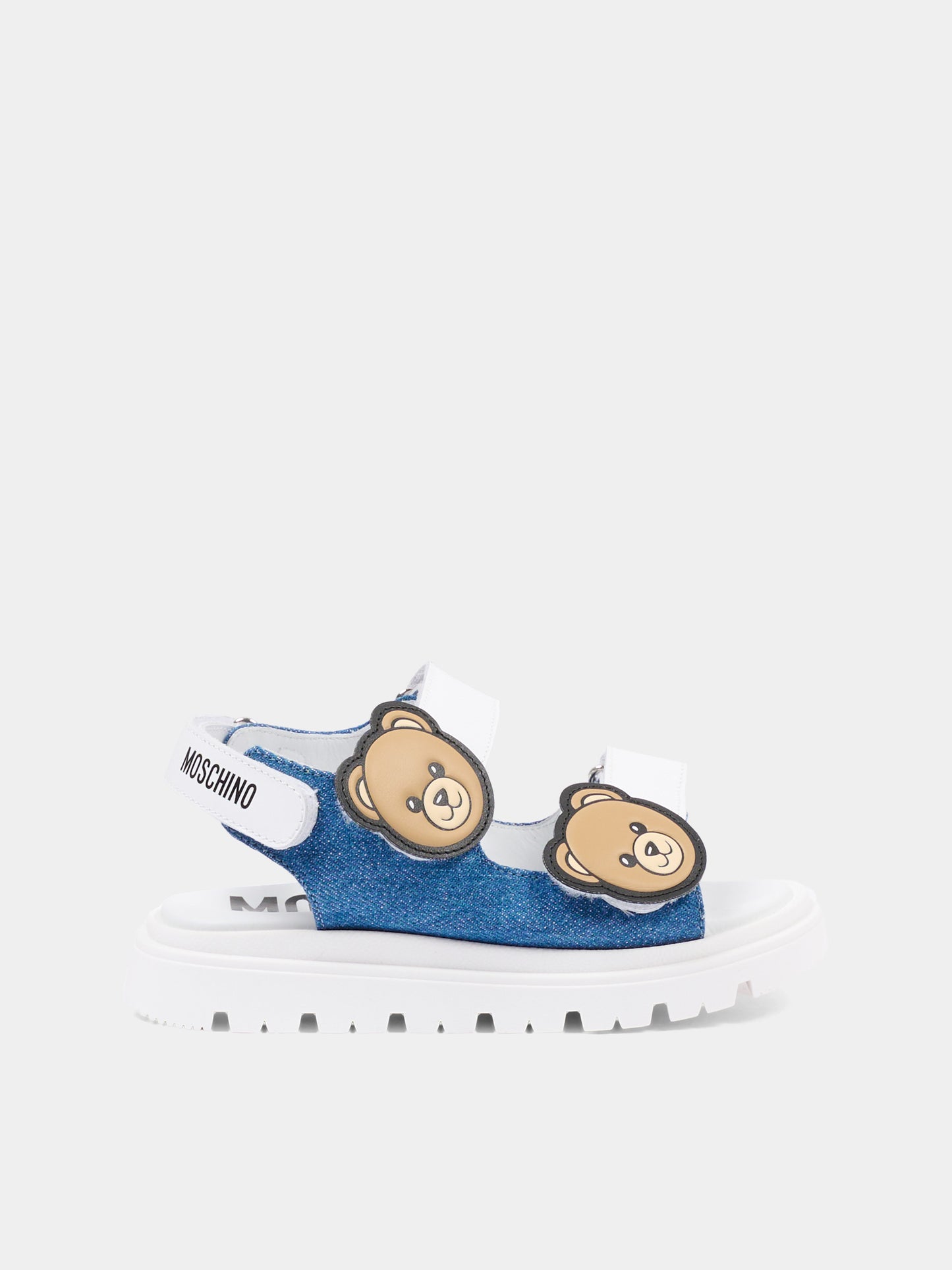 Sandali multicolor per bambini con teddy bear,Moschino Kids,83027 - VAR6