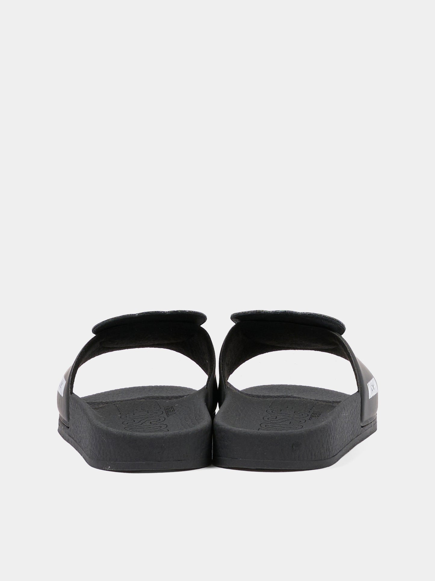 Ciabatte nere per bambini con Teddy Bear,Moschino Kids,83113 - VAR3