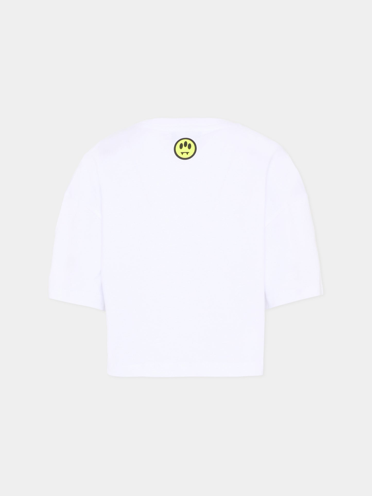 T-Shirt bianca per bambina con orsetto,Barrow,S6BKJGTH137 002