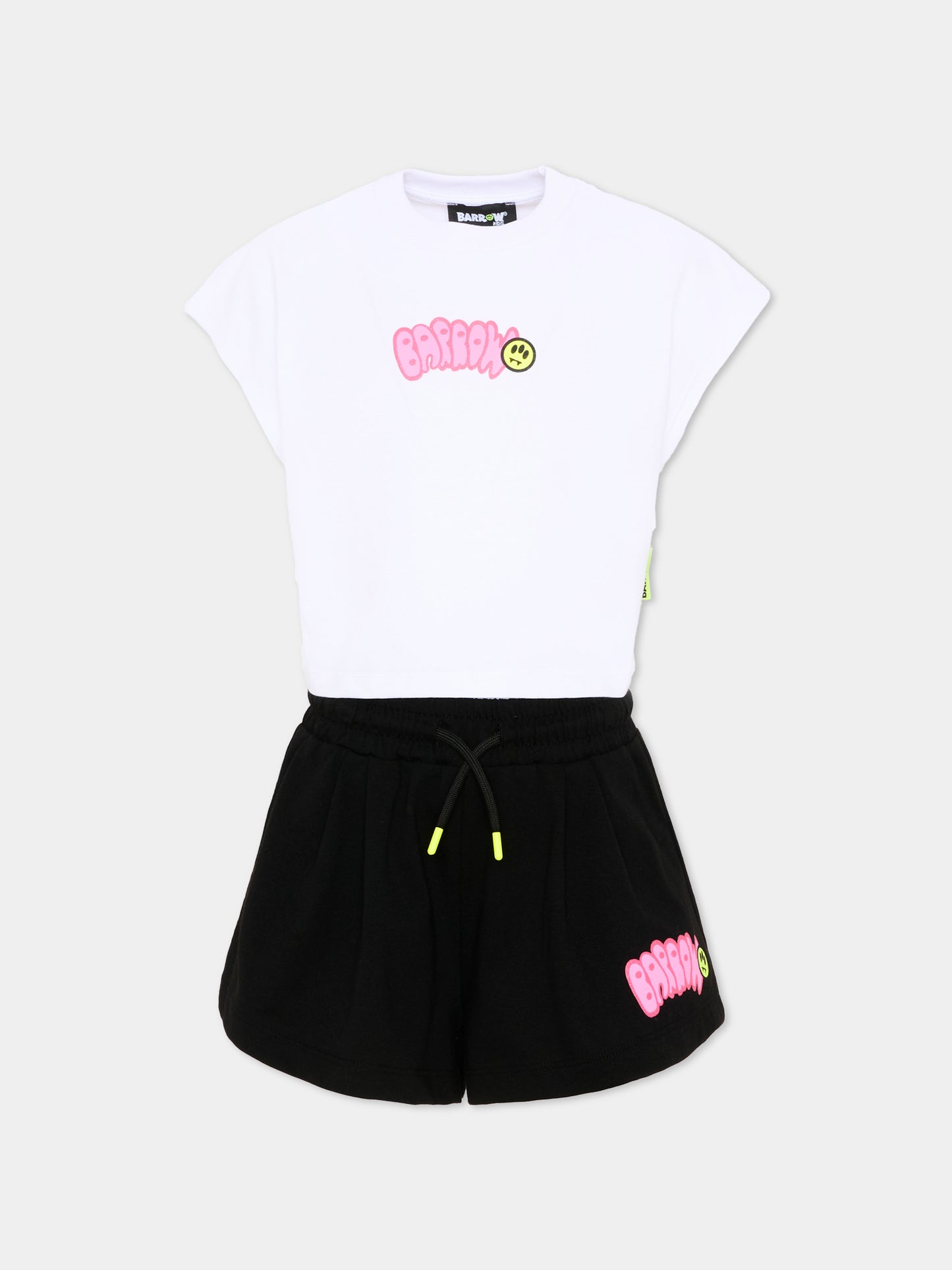 Completo sportivo multicolor per bambina con logo,Barrow,S6BKJGTR029 002/13