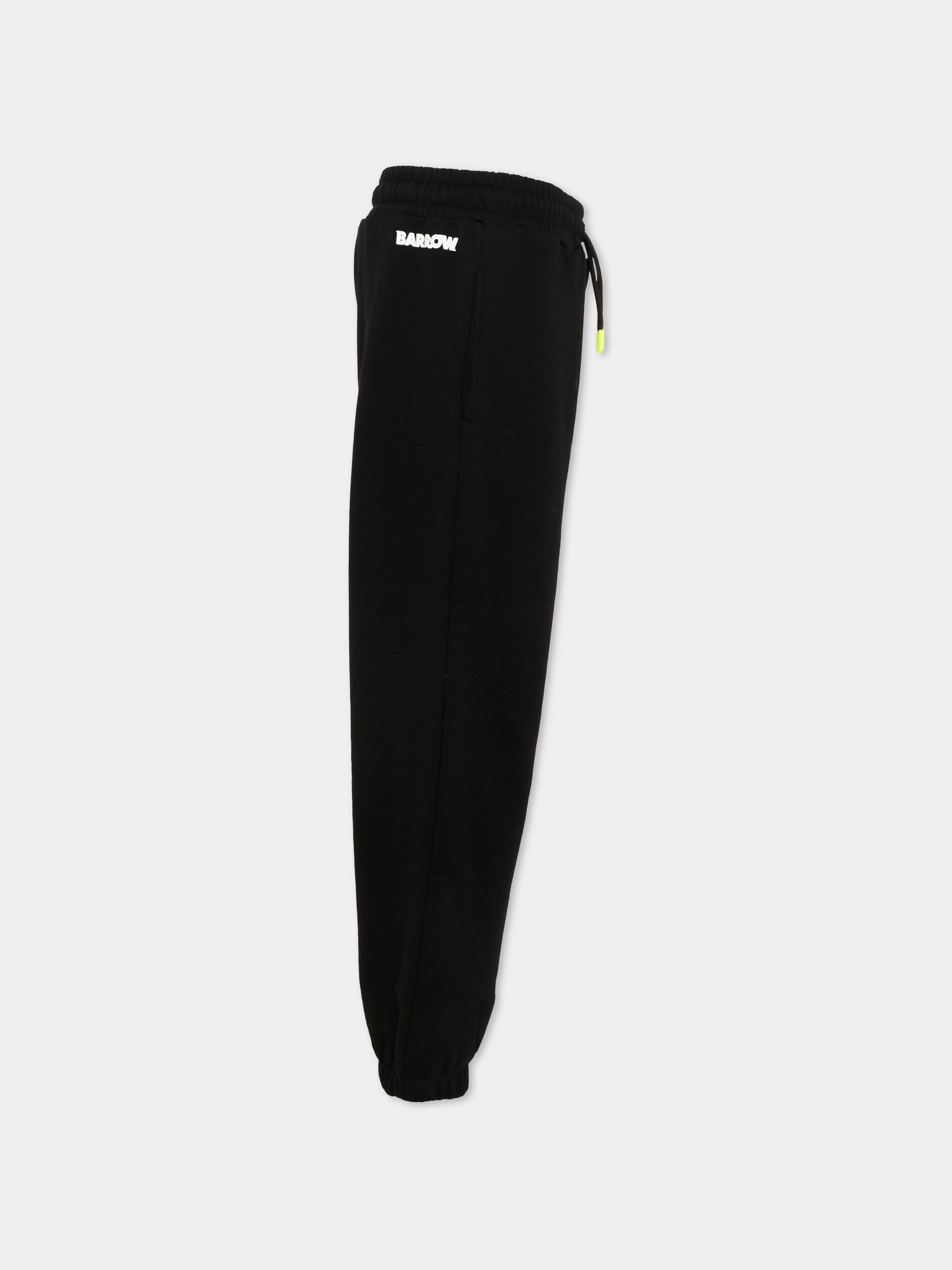 Pantaloni sportivi neri Barrow per bambini,Barrow,S6BKJUFP015 110