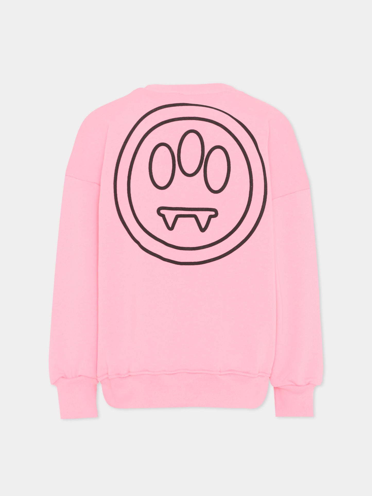 Felpa rosa Barrow per bambina logo,Barrow,S6BKJUSW016 BW311