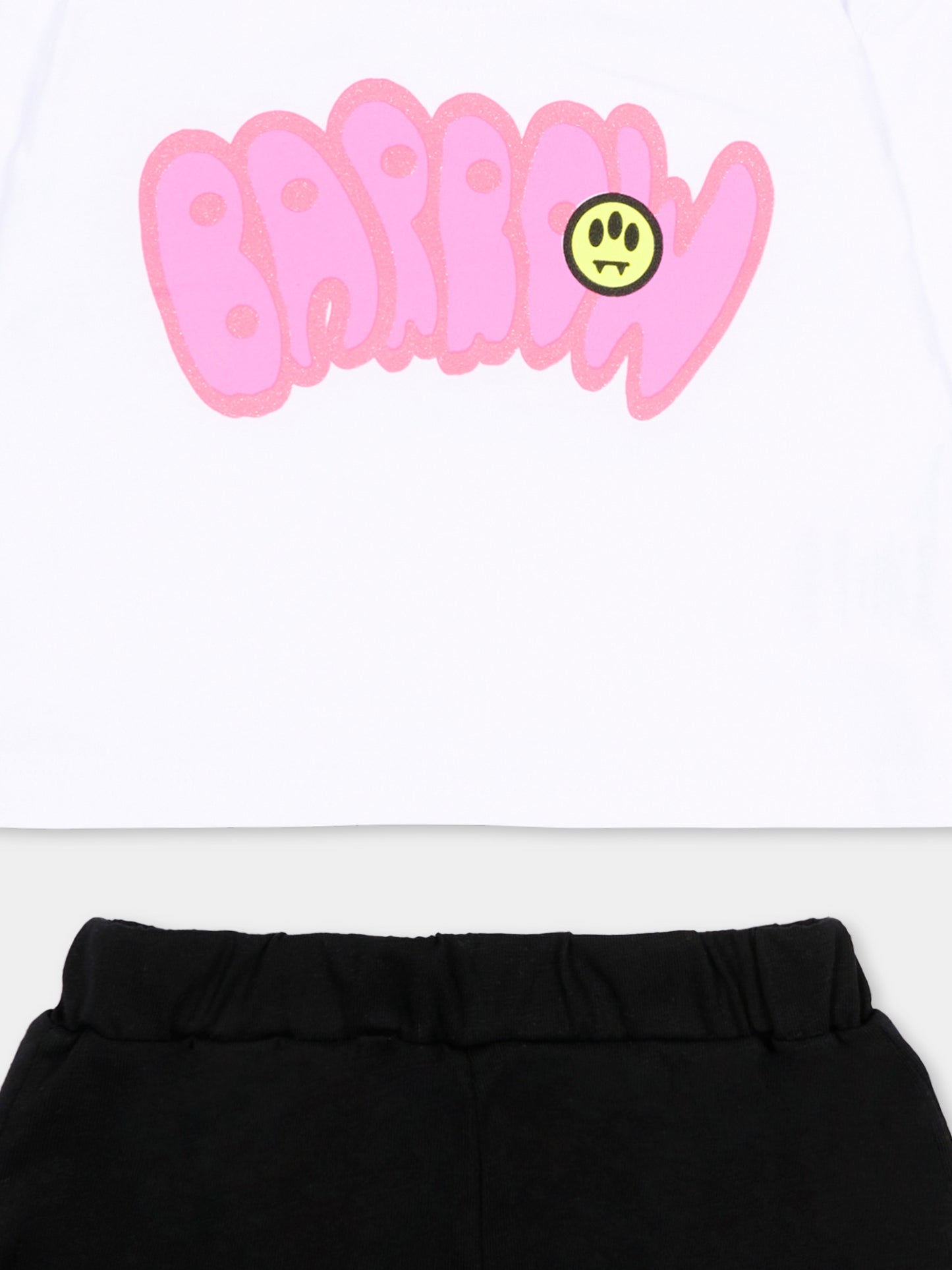 Completo sportivo nero per neonata con logo,Barrow,S6BKNGTR197 002/13