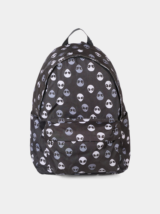 Zaino Mio nero per bambino con stampa alieno,Molo,7W25V201 9741